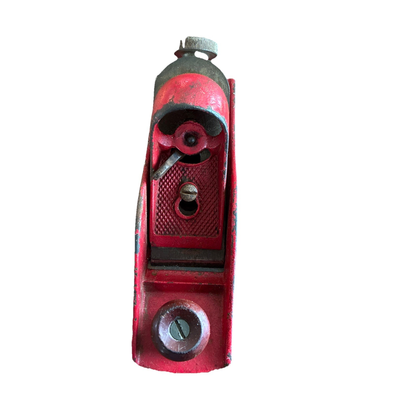 Vintage Sears No. 107-37031 Block Plane Red Japanned 7” USA Woodworking Tool