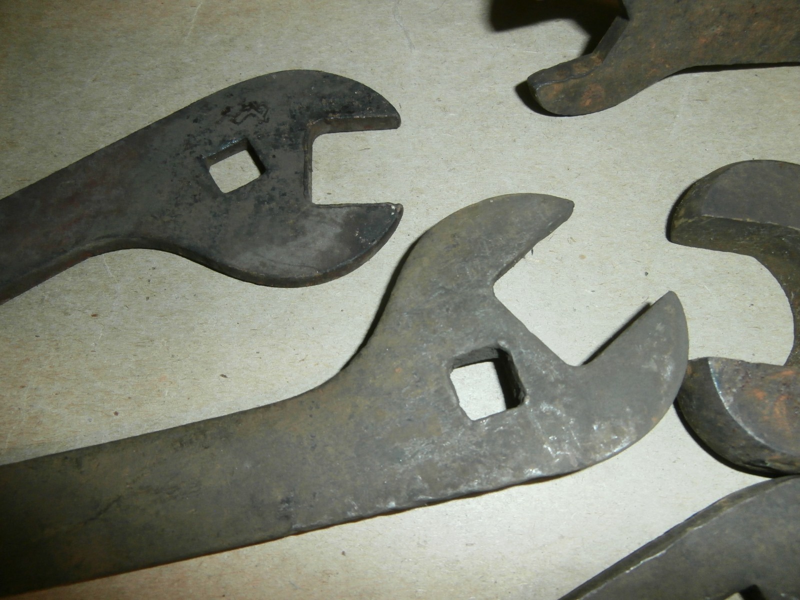 9 Piece Vintage Farm & Car Mechanics Garage End Wrench Assortment Lot