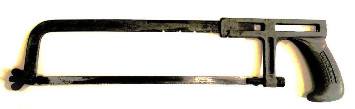 Antique ” Universal ” Hacksaw made by West Haven Manufacturing Co. 1900-1920 ?