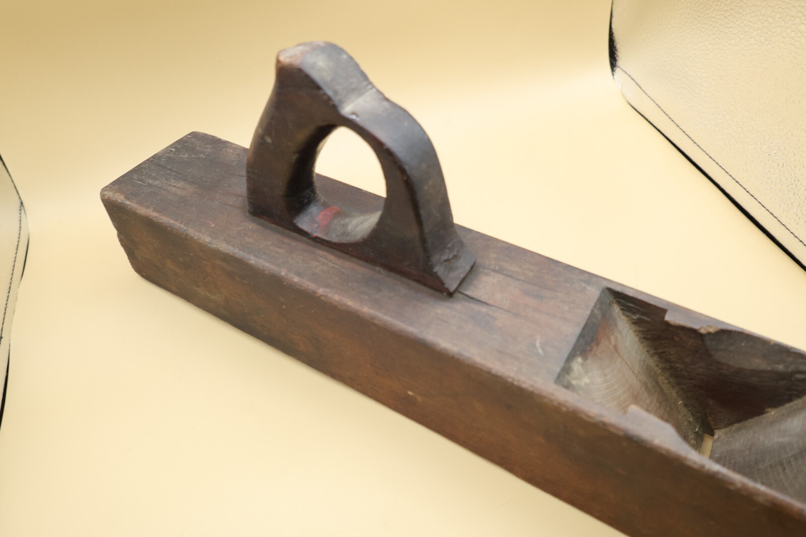 Vintage Wood Block Plane 21 inches long Wooden Plane Carpenter- No Brand