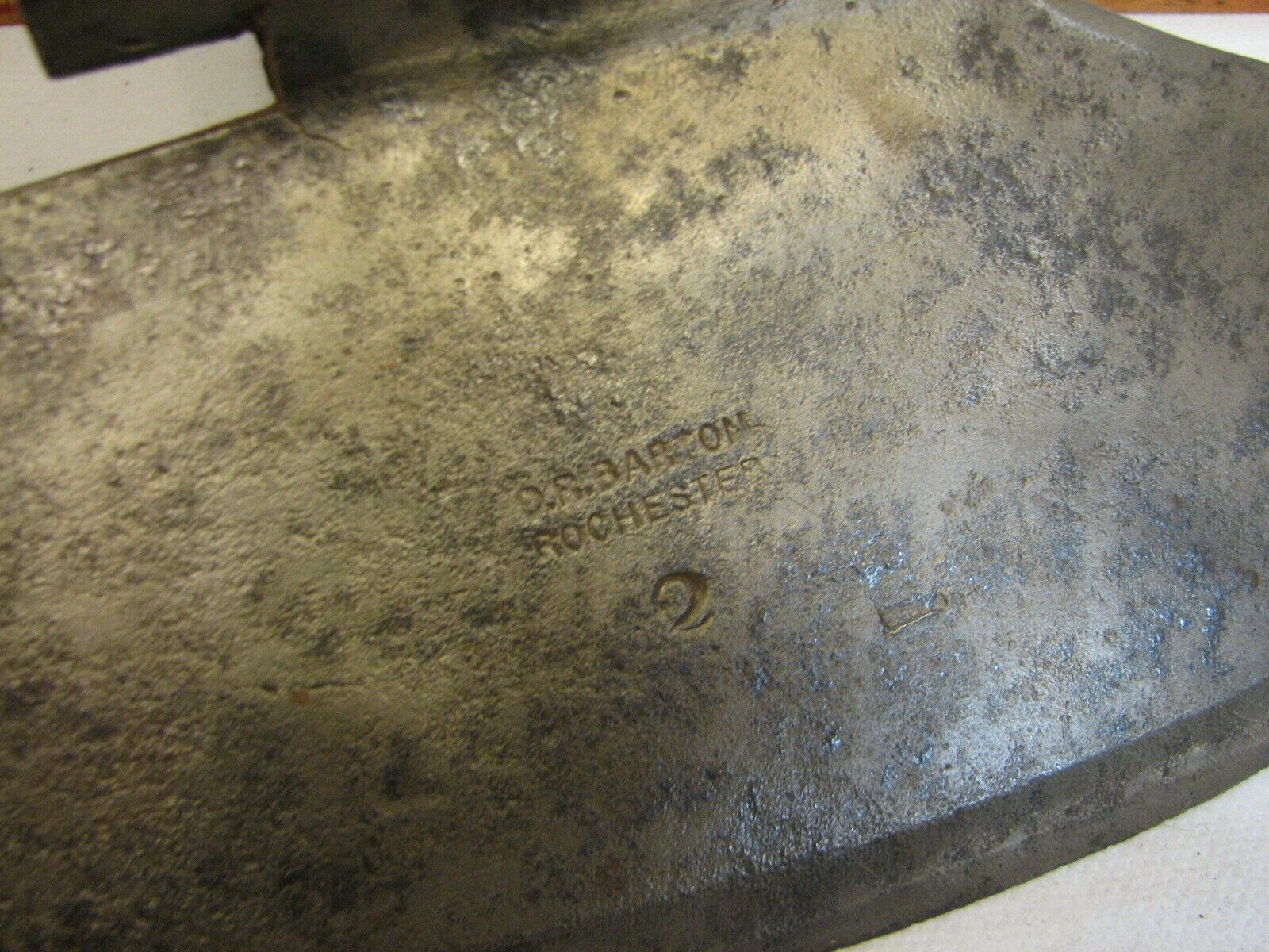 David R. Barton & Co.: 1849 – 1874 D.R. Barton Coopers Broad Hewing Side Axe