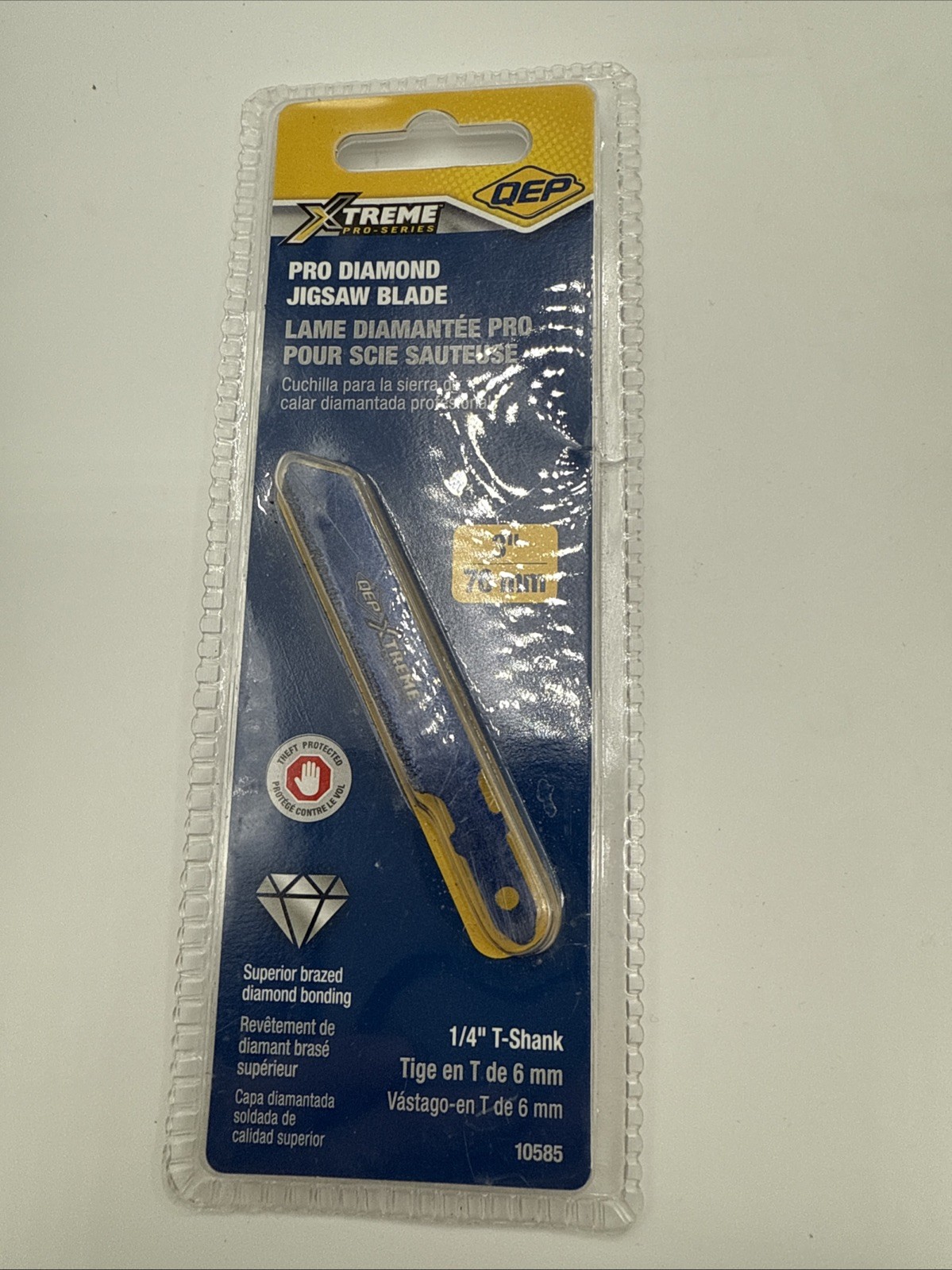 QEP XTREME PRO DIAMOND JIGSAW BLADE, 3-In / 76 mm – QEP 10585 – FREE SHIPPING!!!