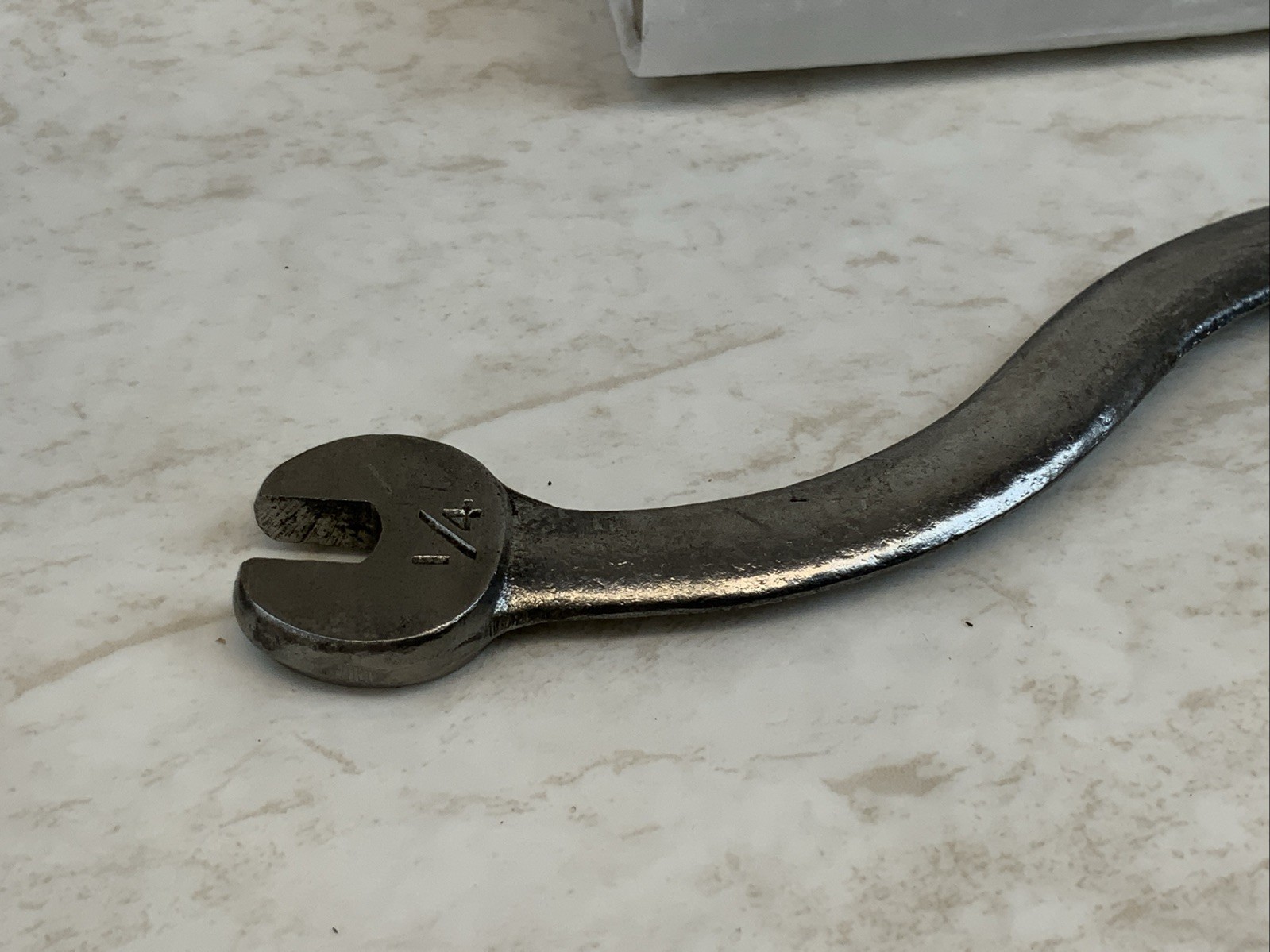 Kent-Moore S-shaped Open End Wrench, 1/4 X 5/16, Bonney Tools, USA