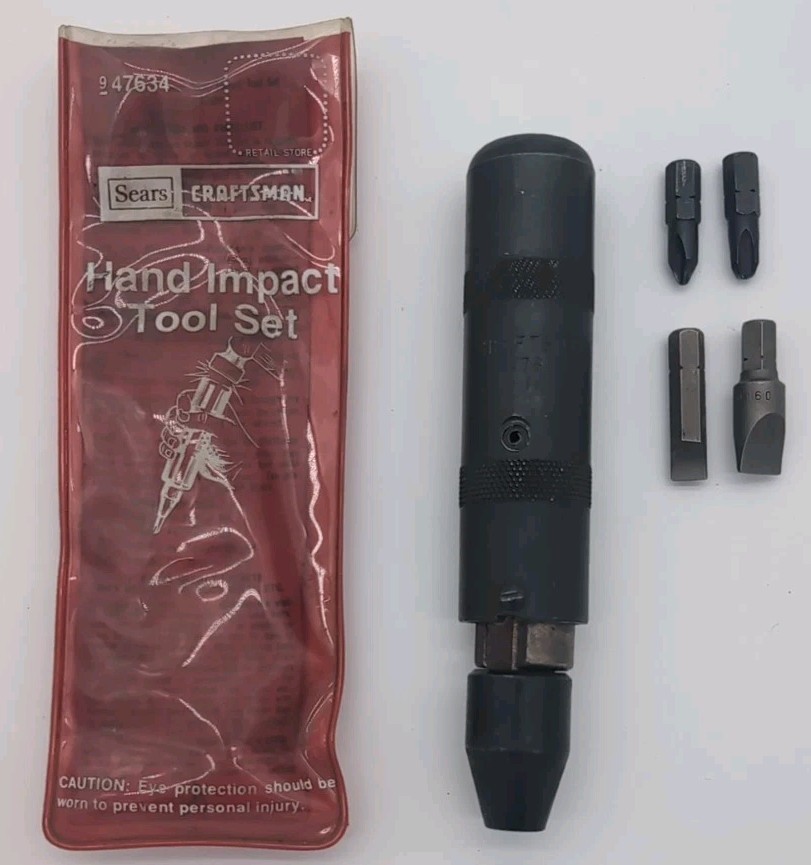 Sears Craftsman 9_47641 Hand Impact Tool Set 1/2″ Drive 12 Bits USA 🇺🇸