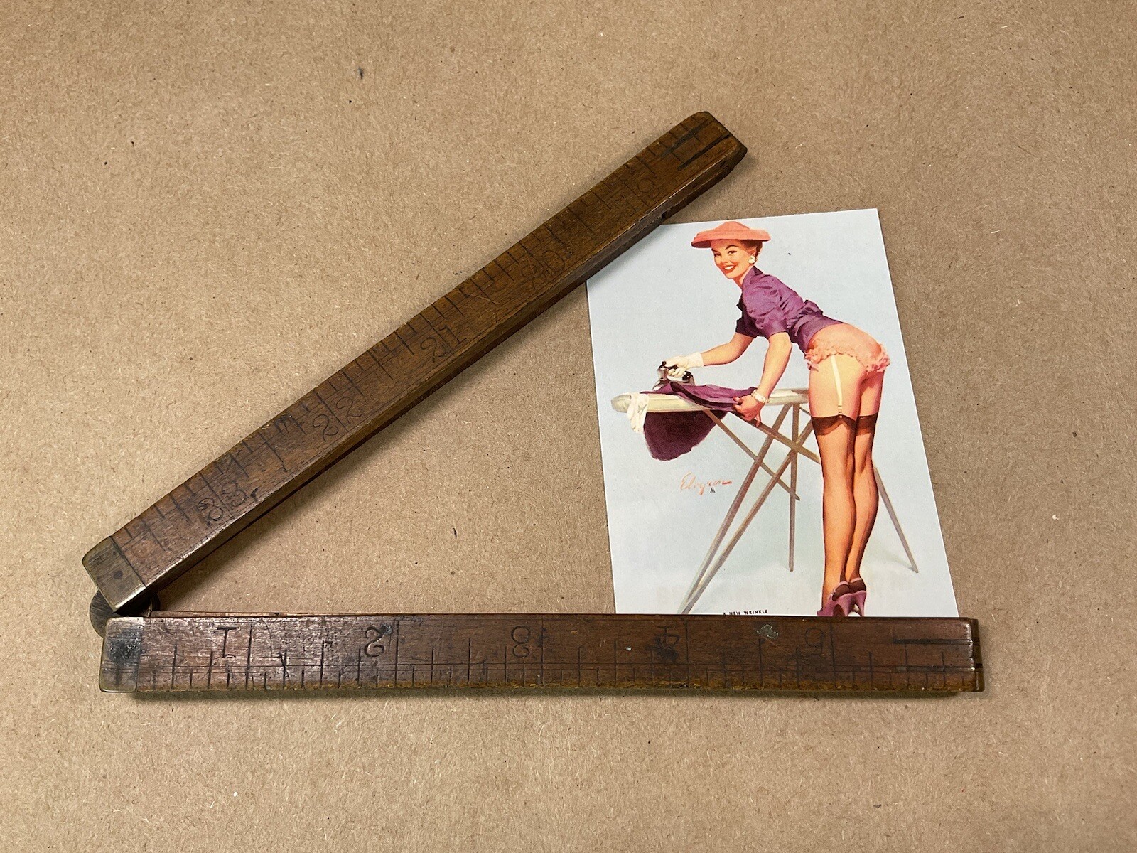 Upson Nut Co. Antique Folding Rule No. 68 – Carpenter Woodwork Etc