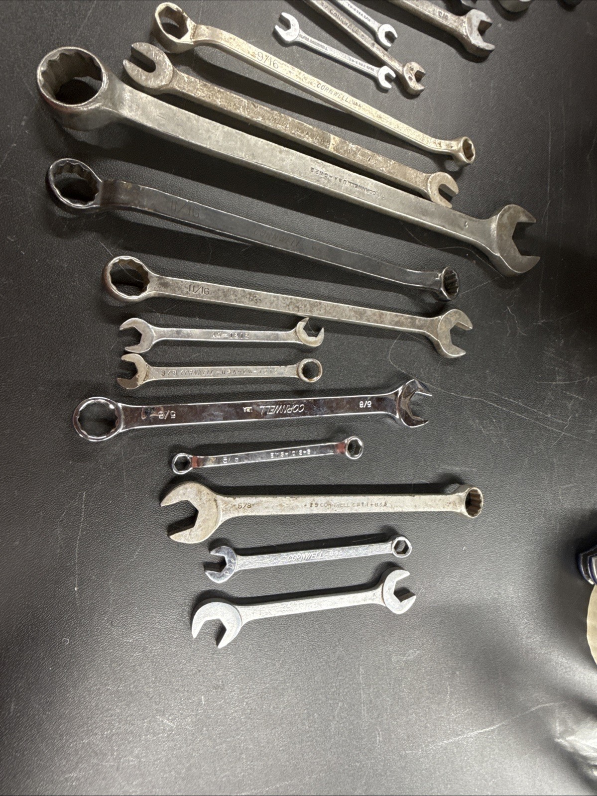 CORNWELL TOOLS USA MADE MISC. LOT, WRENCHES 22 Pieces