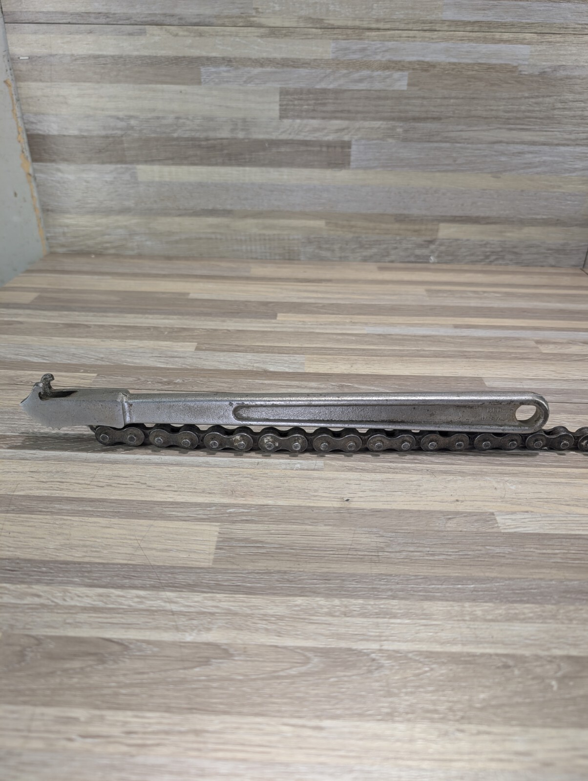 Vtg PROTO Tools USA ~ 801 Chain Ratchet ~ Drop Forged Steel 12″ Made In the USA