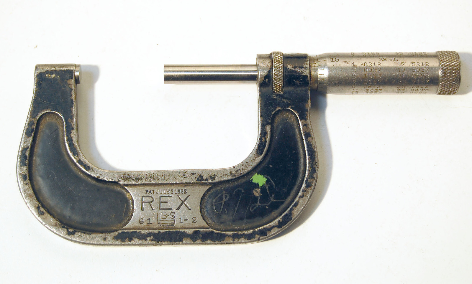Vintage Brown & Sharpe Rex N0. 61 1″ to 2″ Micrometer