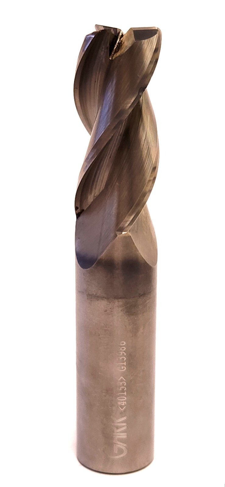 GARR 40153 CARBIDE END MILL 143R 3/4×4″ .060″ HSAL 3FL 1-5/8″ F/L (USED)