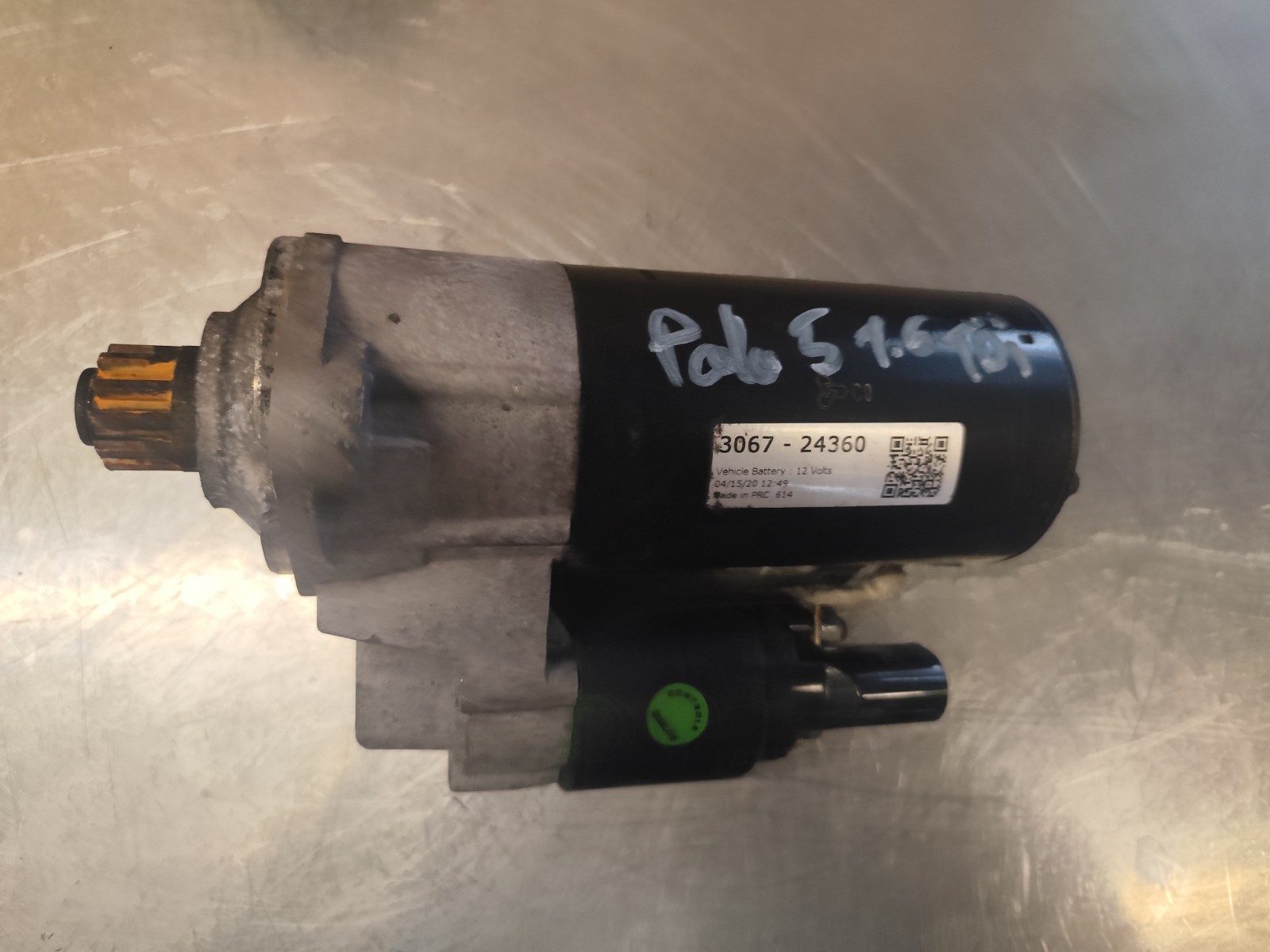 STARTER VW VOLKSWAGEN POLO 5 V 1.6 TDI 3067-24360