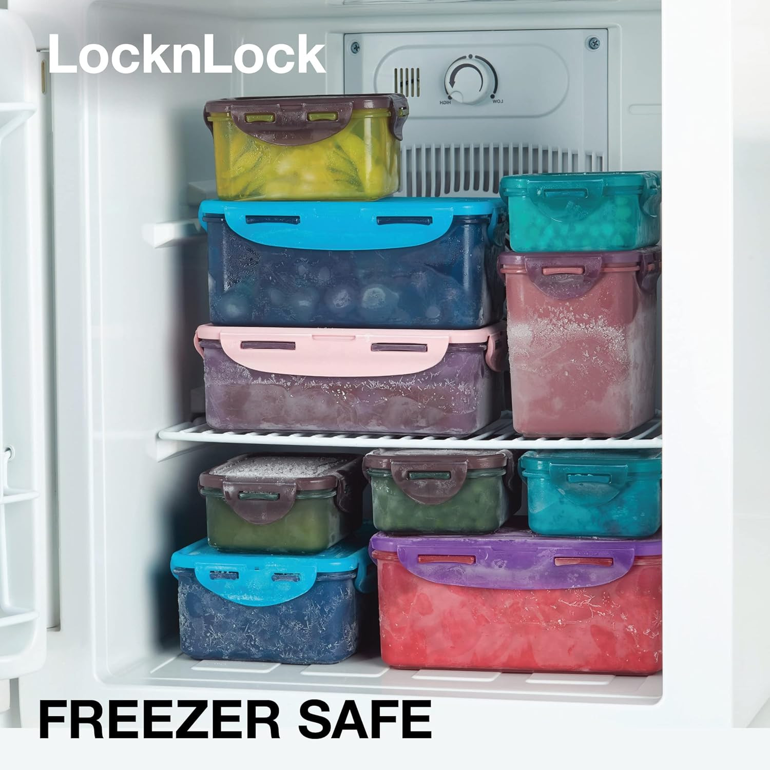 Lock & Lock ECO Food Storage Container with Lid / Bpa-Free / Dishwasher Safe, Sq