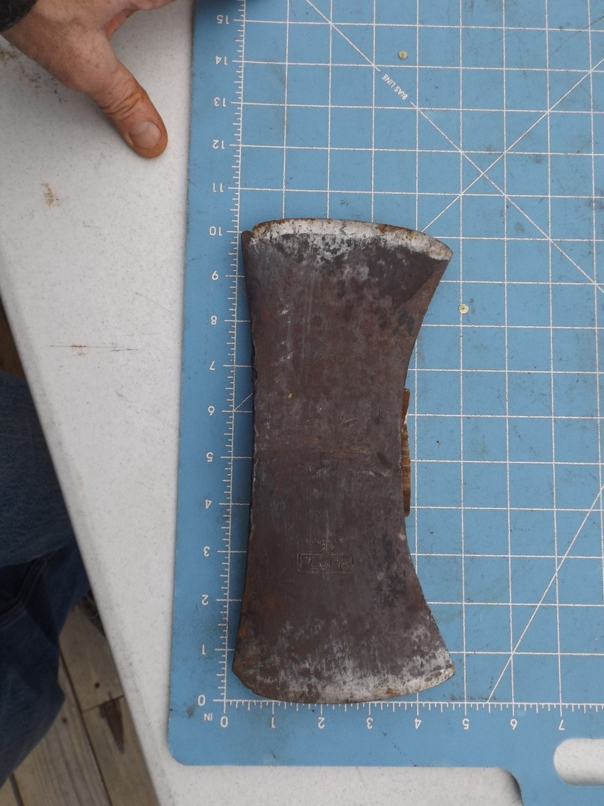 Vintage 3 lbs. 13 oz. Plumb Double Bit Felling Axe head