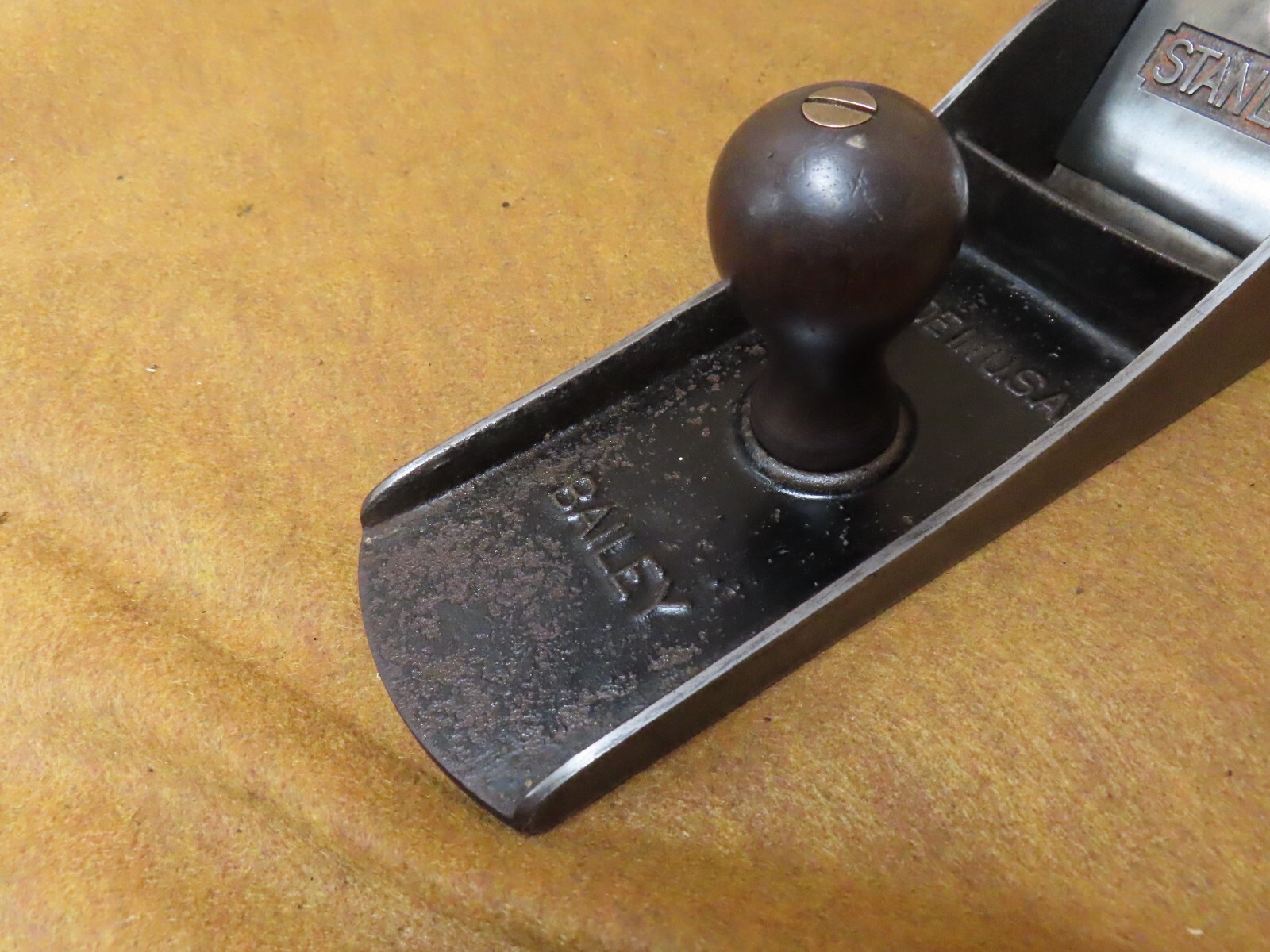 Stanley 6-8 Plane,Knob Assy(ONLY)Tall,Rsewood,fits ring,1929-41~NICE🤠S5.6.23R