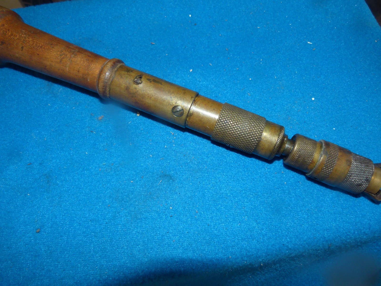 ANTIQUE TOOL S GOOD LOOKING AUTO DRILL SCREW DRIVER BOWSER PATENT