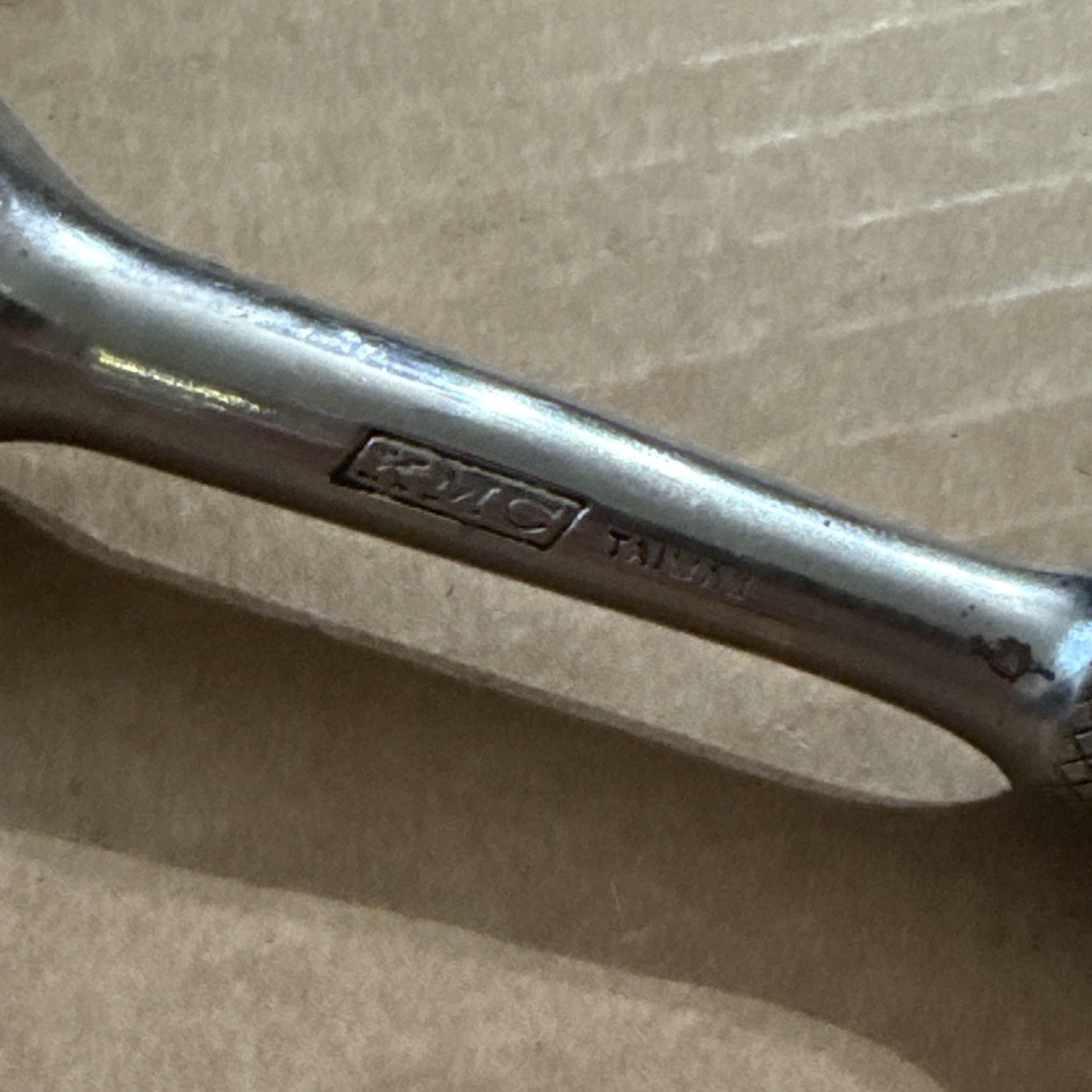 Vintage Kmart KMC Ratchet 1/4″ Drive Knurled Handle Made in Taiwan!