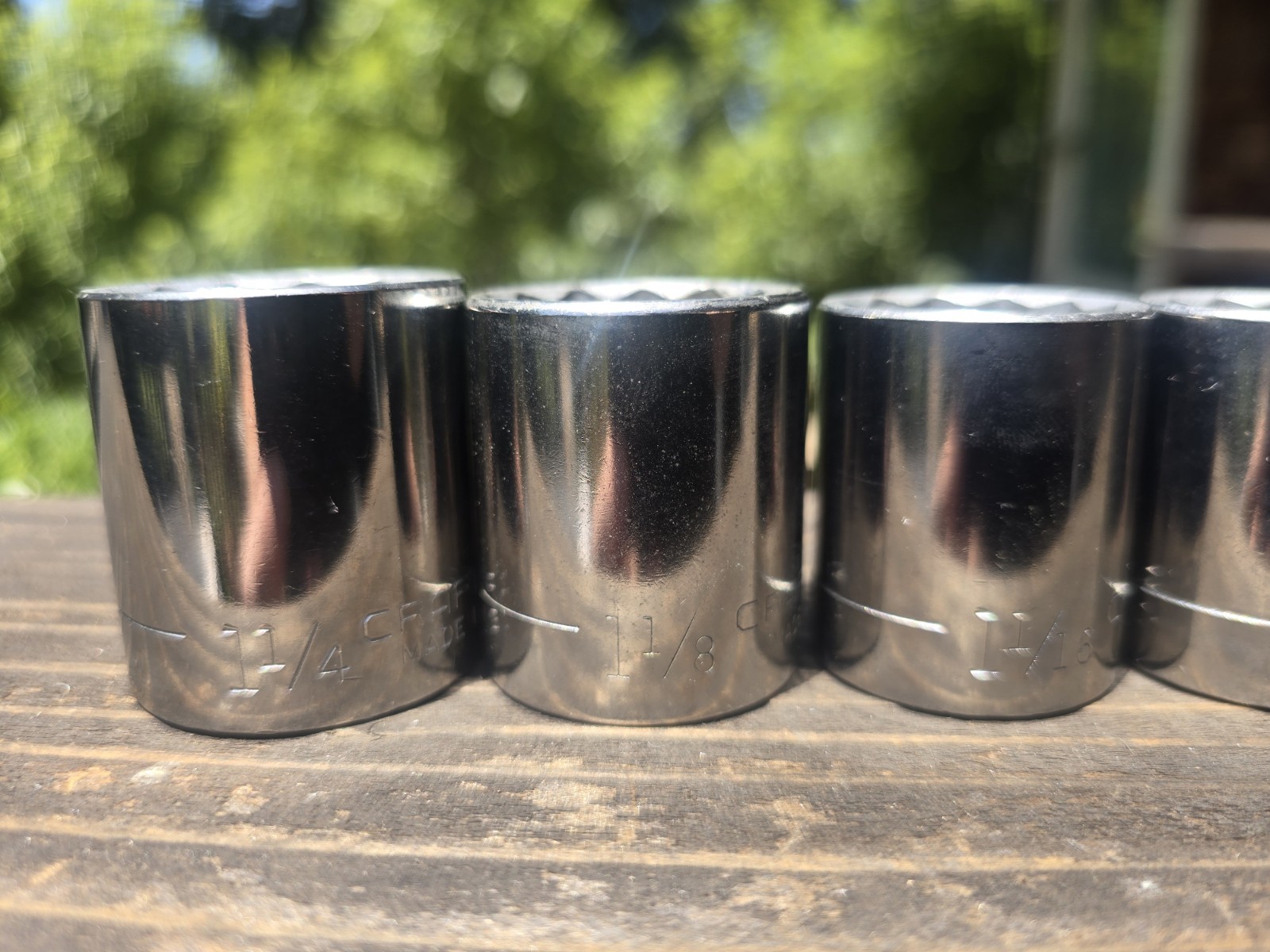 Vintage Craftsman SAE Sockets 1/2″ Drive Lot of 13 -G- Series Shallow USA
