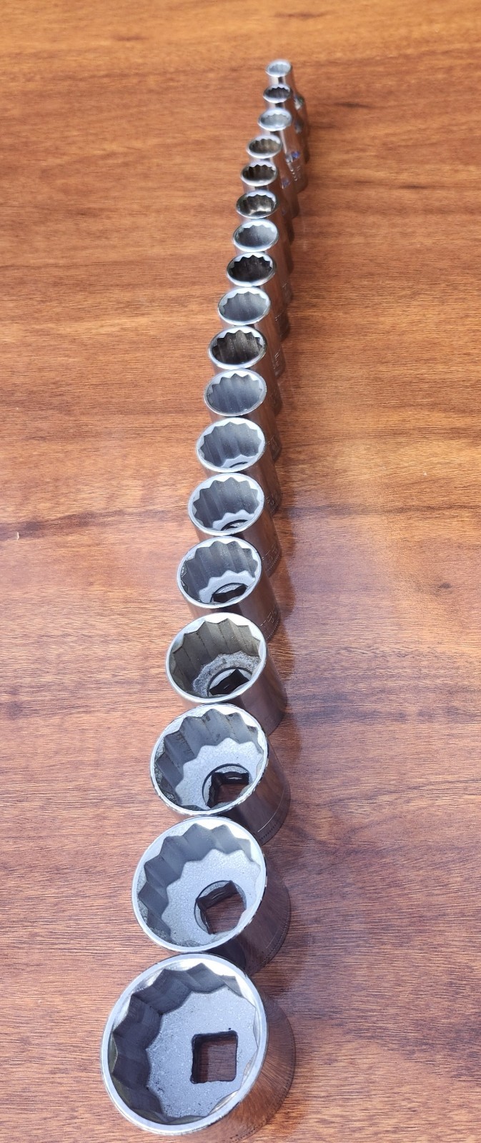 CRAFTSMAN Metric 1/2″ Drive Socket Set 18Pc 12 Point 9mm- 36mm -G- USA