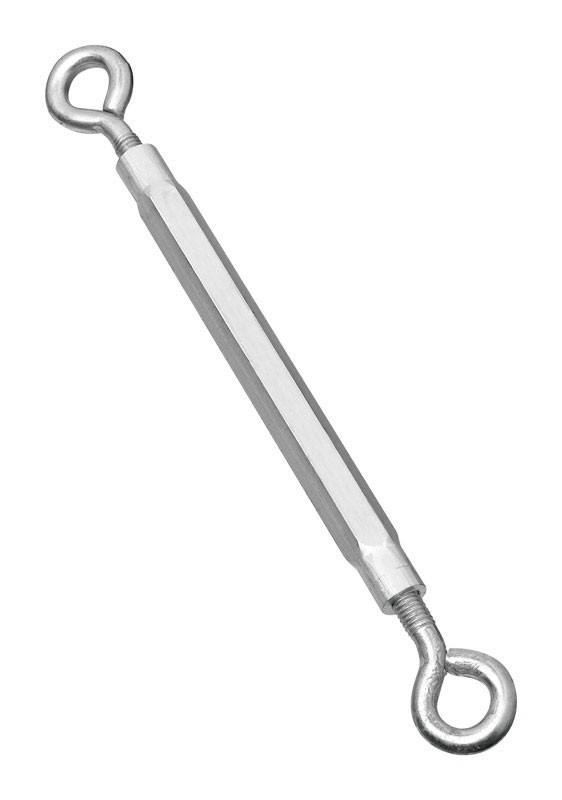 National Hardware N221-770 Zinc-Plated Aluminum Eye & Eye Turnbuckle 3/8×16 in.