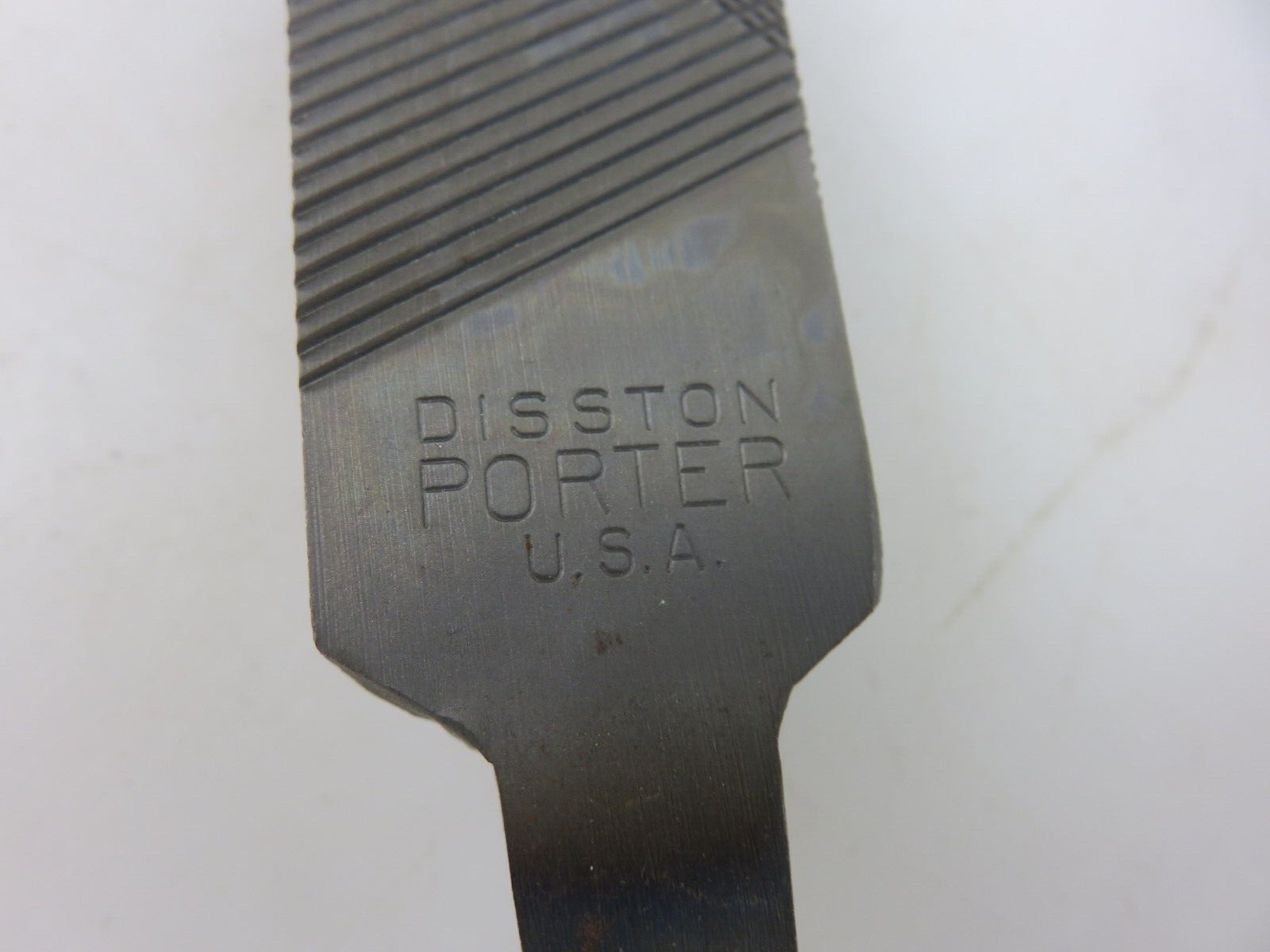 Simonds Flat 2nd & Disston Porter Flat Aluminum Type A 10″ Long 2pc File Set