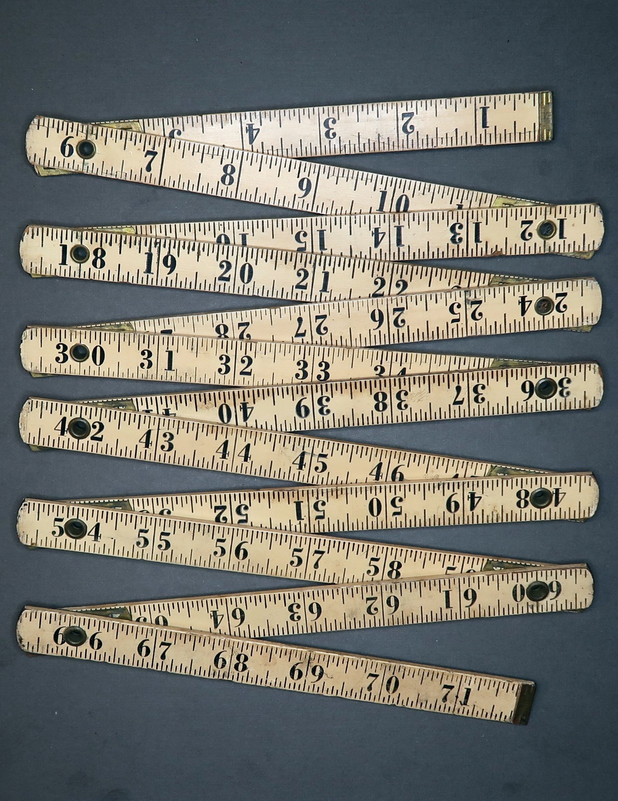 Vintage Wooden Folding Ruler 72” Like Grandad Had, Model 200, from the ’30s?