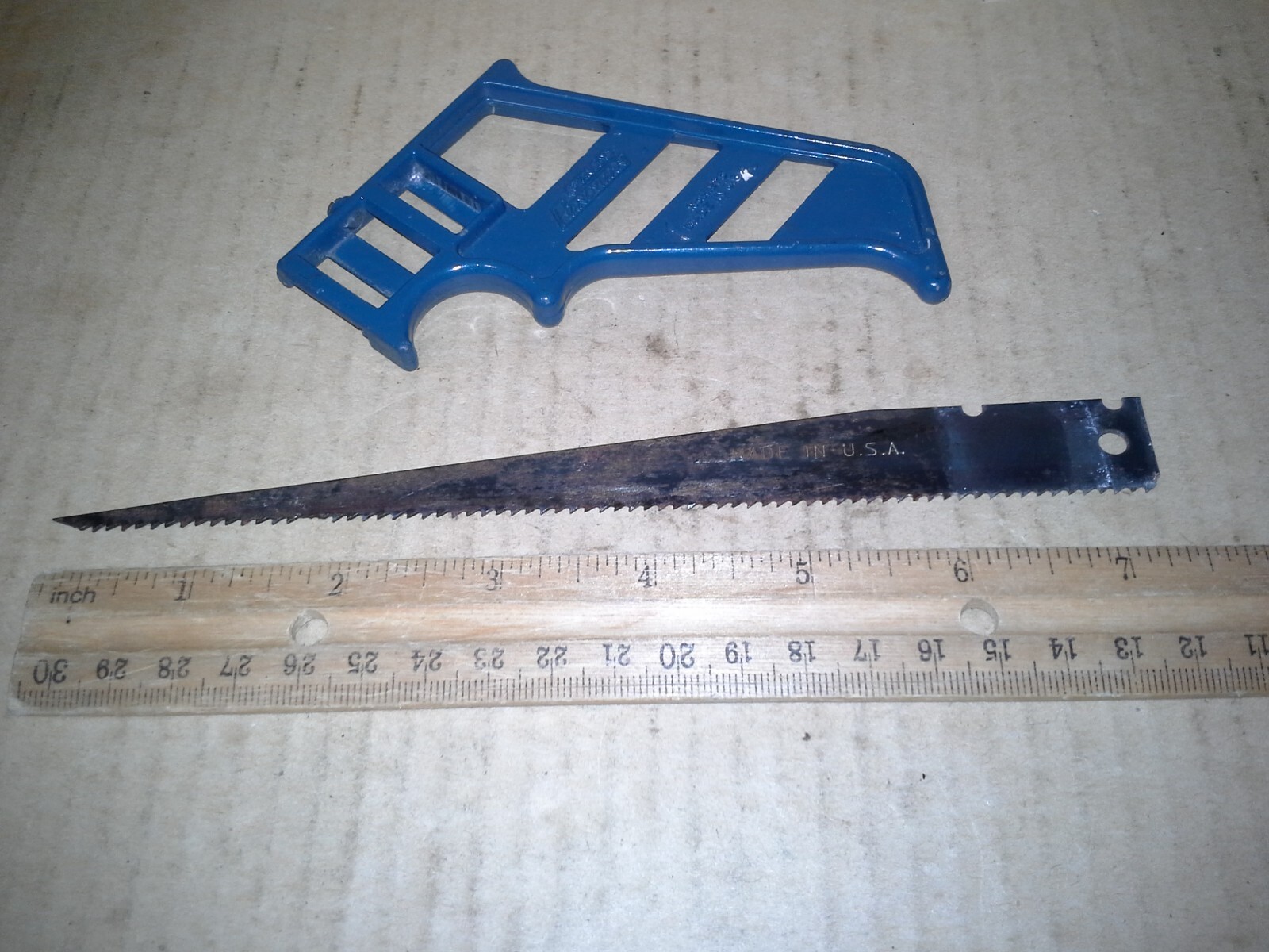 Vintage. Stanley Handyman Blue Keyhole Saw No. H1275. VGC