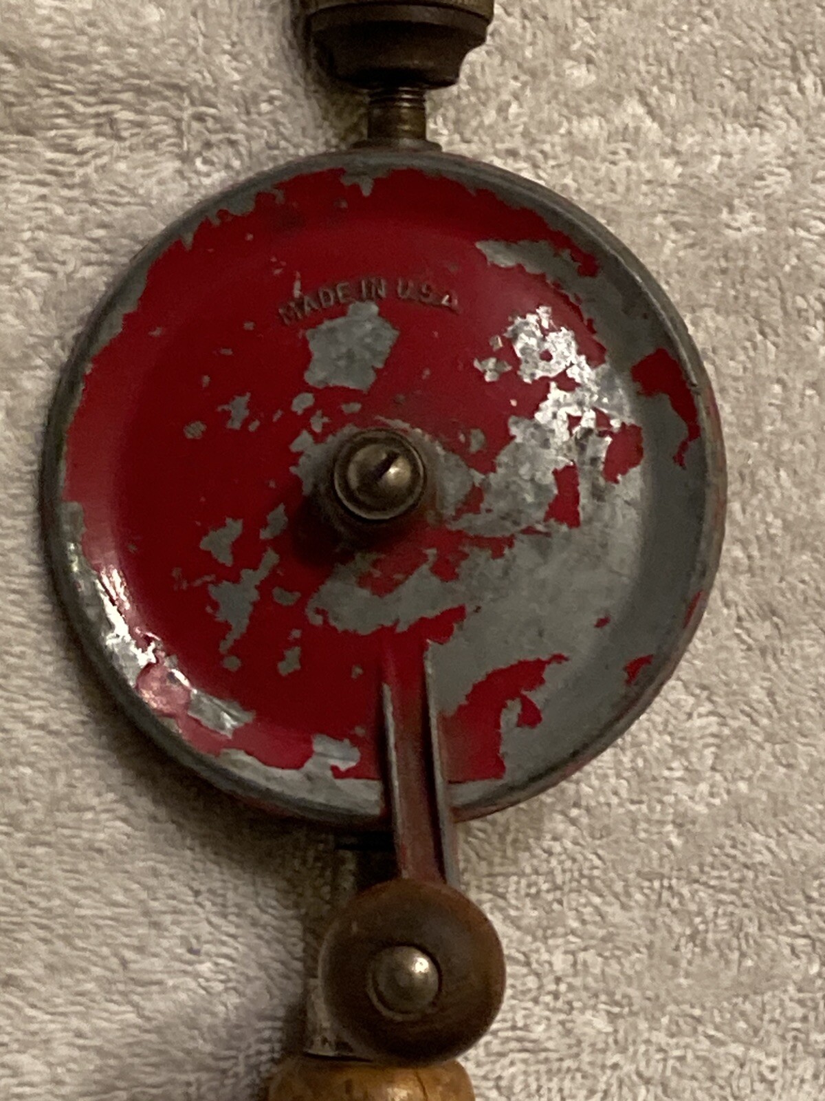 Vintage Dunlap Hand Drill, Egg Beater Type, Metal Gears, Hand Chuck, Works, USA