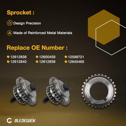 9-0753S 3.6 Timing Chain Kit, Compatible with 2007-2021 GMC Acadia Cadillac