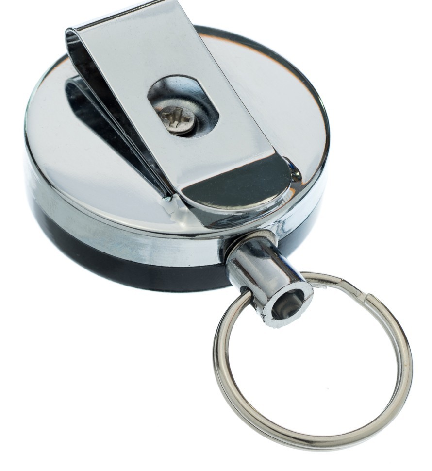 1.5″ PULL REEL Key Chain EXTENDA 24″ Retractable KEYS (one Piece)