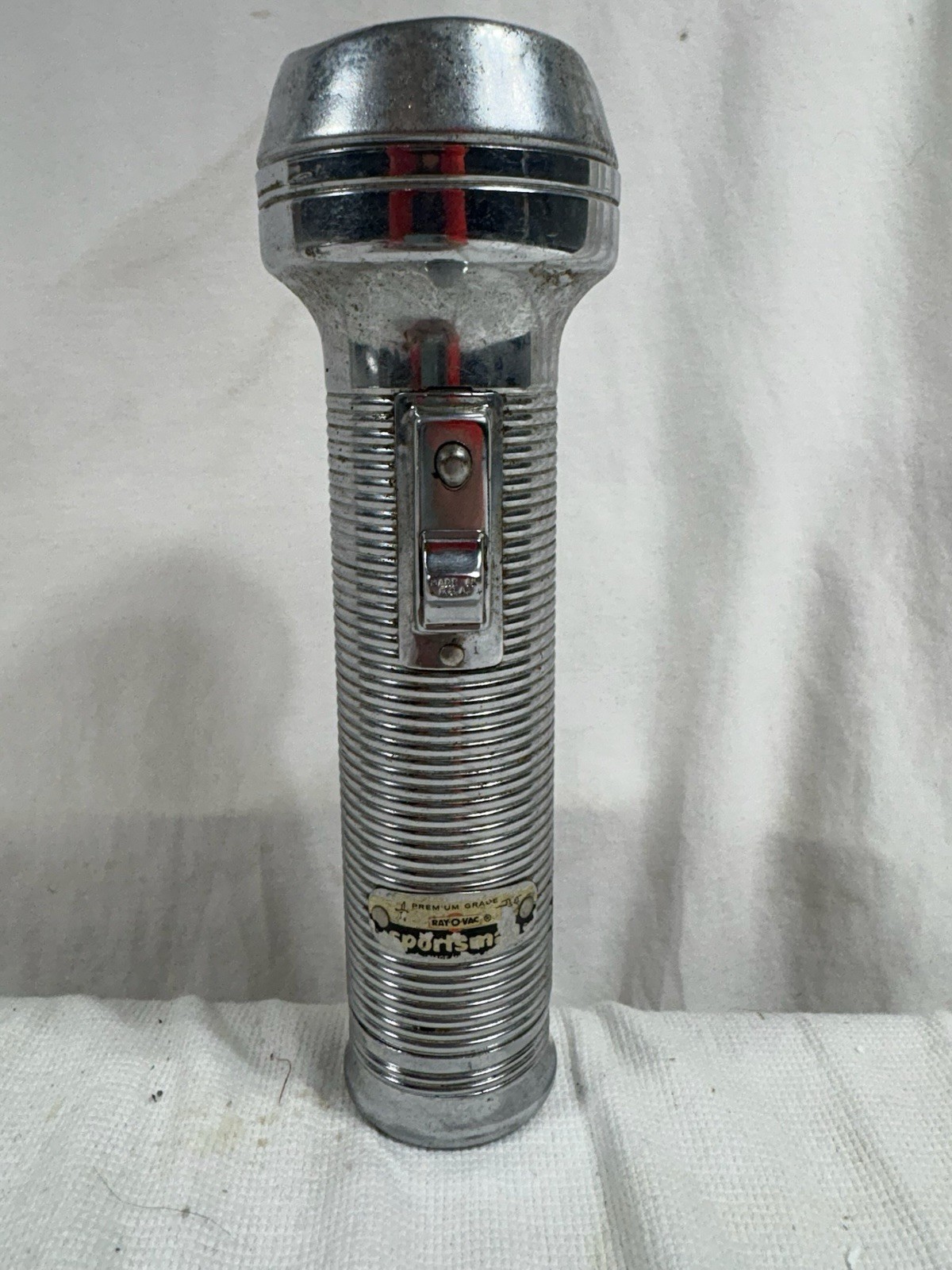 Vintage, Premium Grade, Ray-O-Vac Sportsman Flashlight Collectible READ