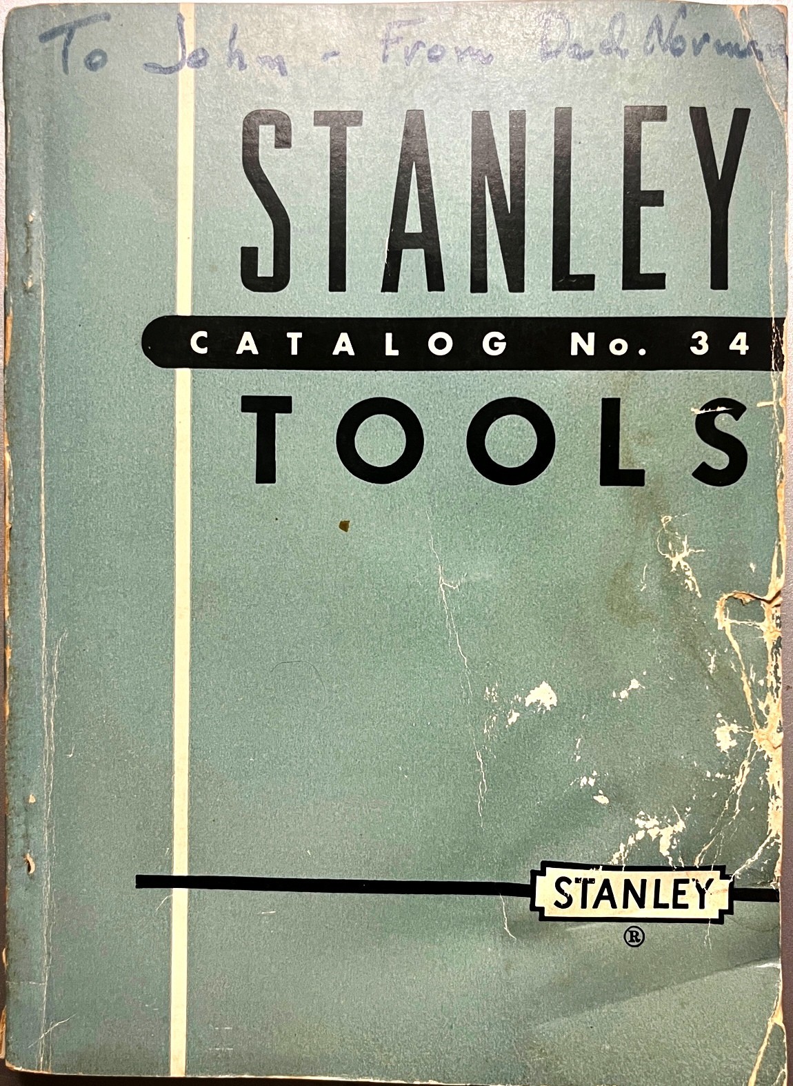 Stanley Tool Catalogue, No 34. 1953 Edition