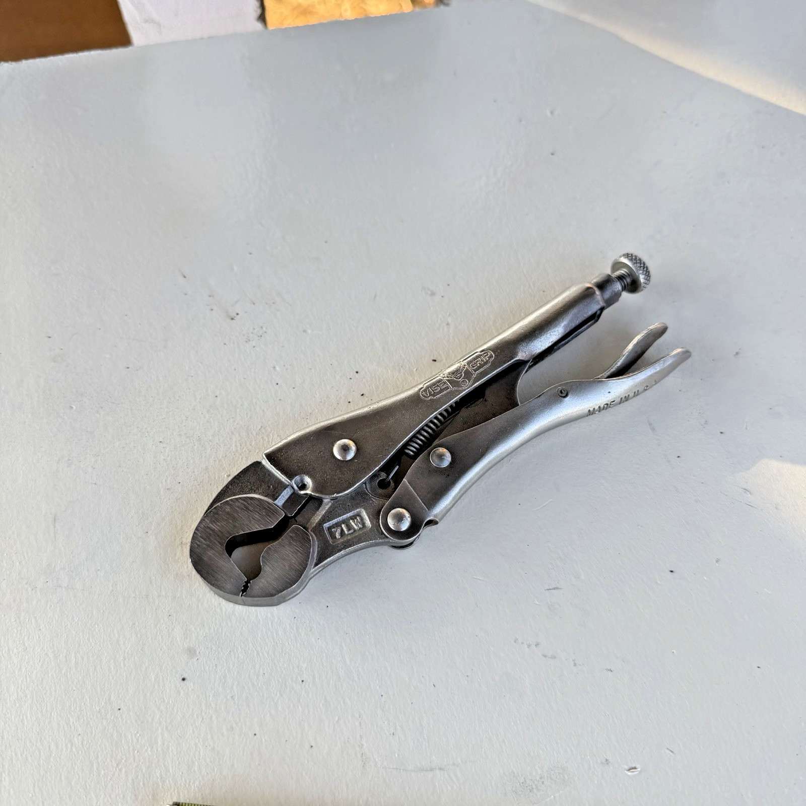 Vintage Petersen Dewitt Nebr.7LW Nut Wrench Vise Grips 7” Locking Pliers