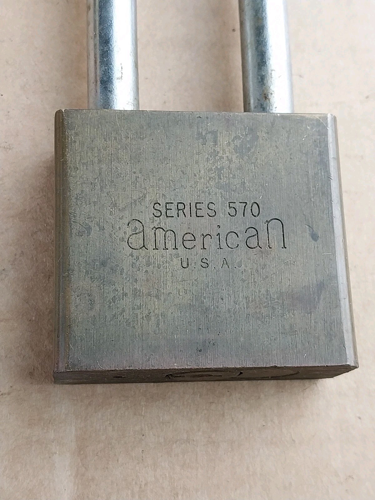 Vintage Junkunc Bros American Lock Co USA Brass Padlock With Key Series 570