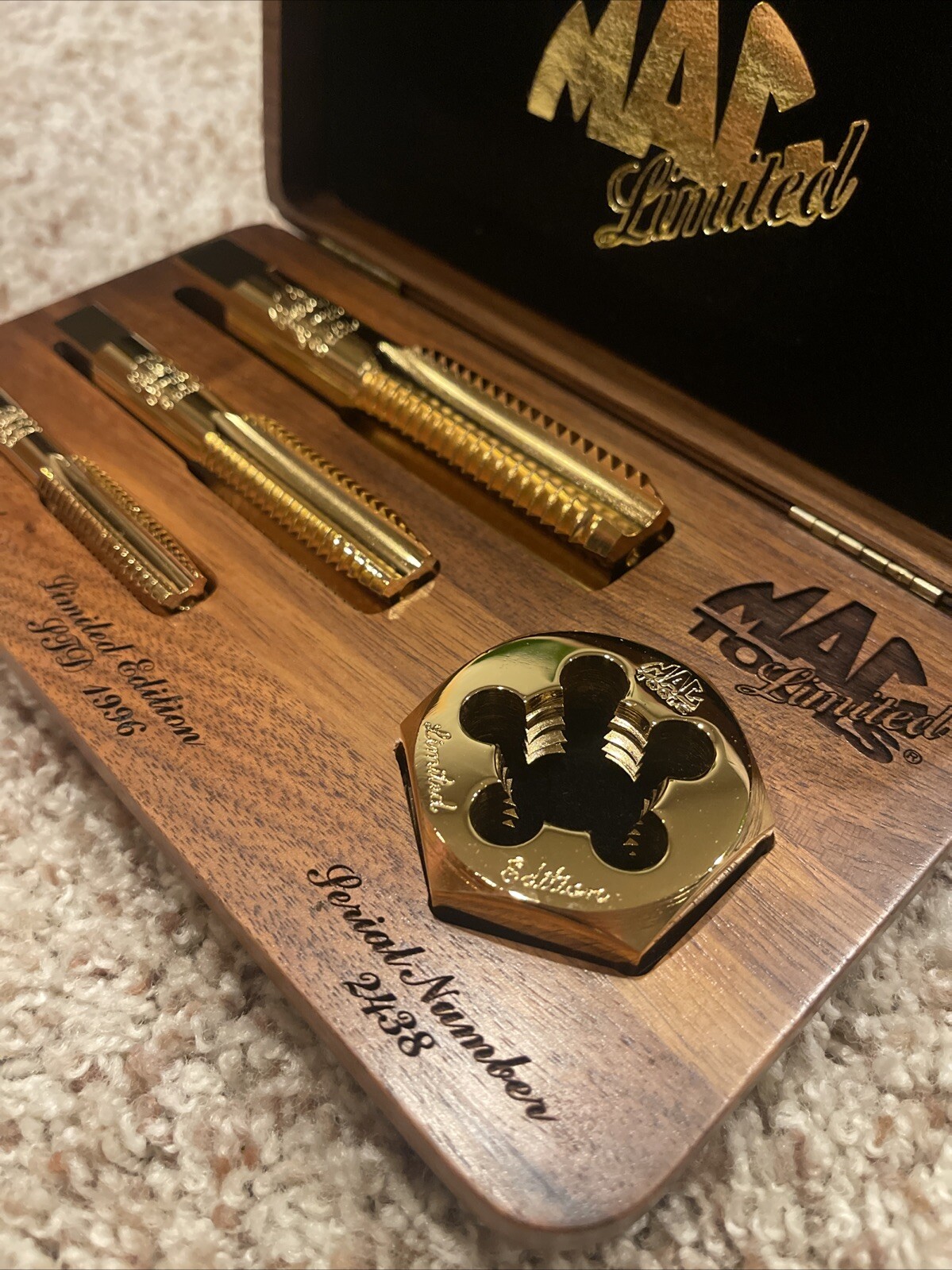 Mac Tools 24K Gold Plated Tap & Die Set