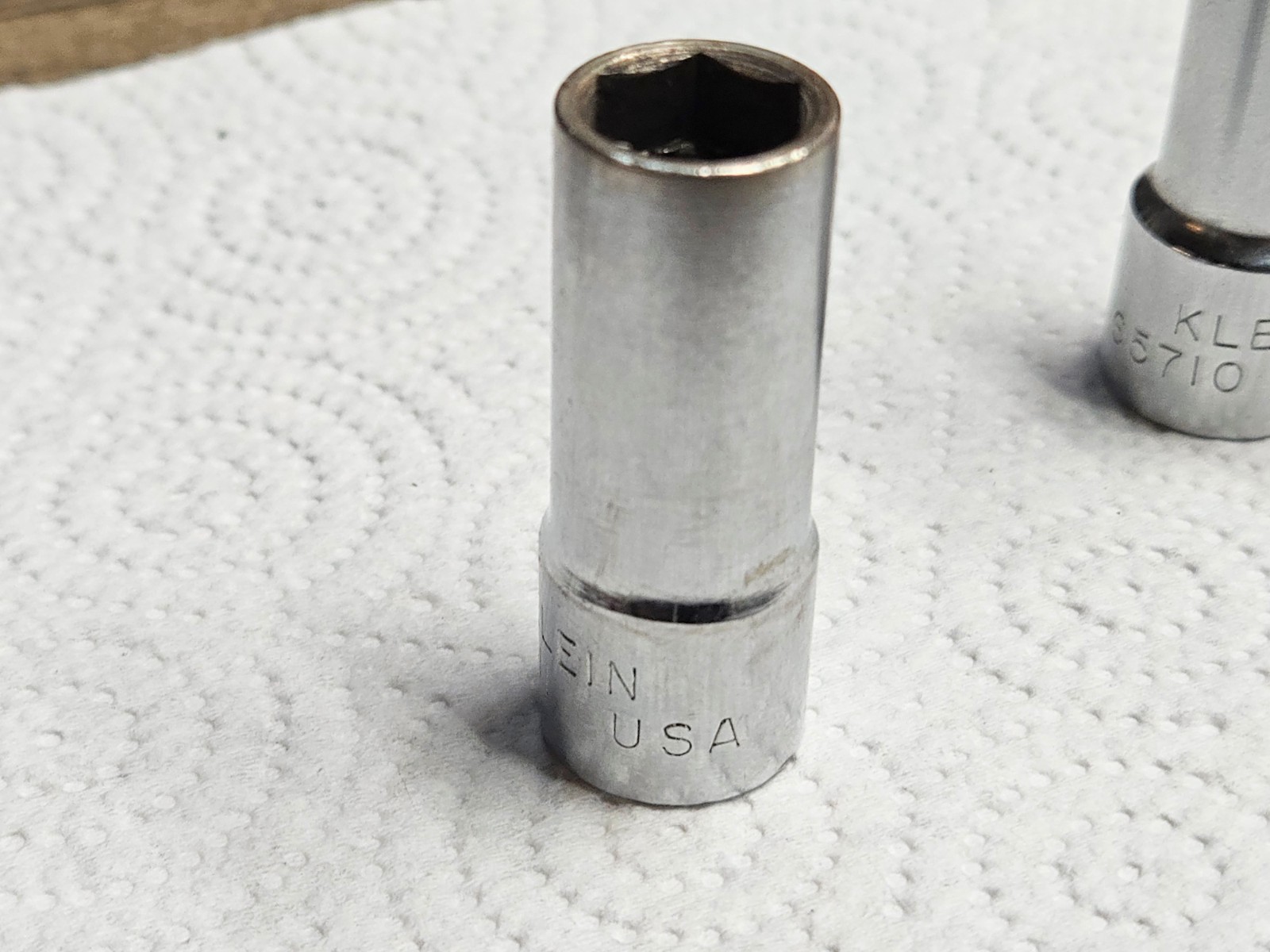 Vintage Klein 3/8″ & 1/2″ drive SAE 6 pcs. set