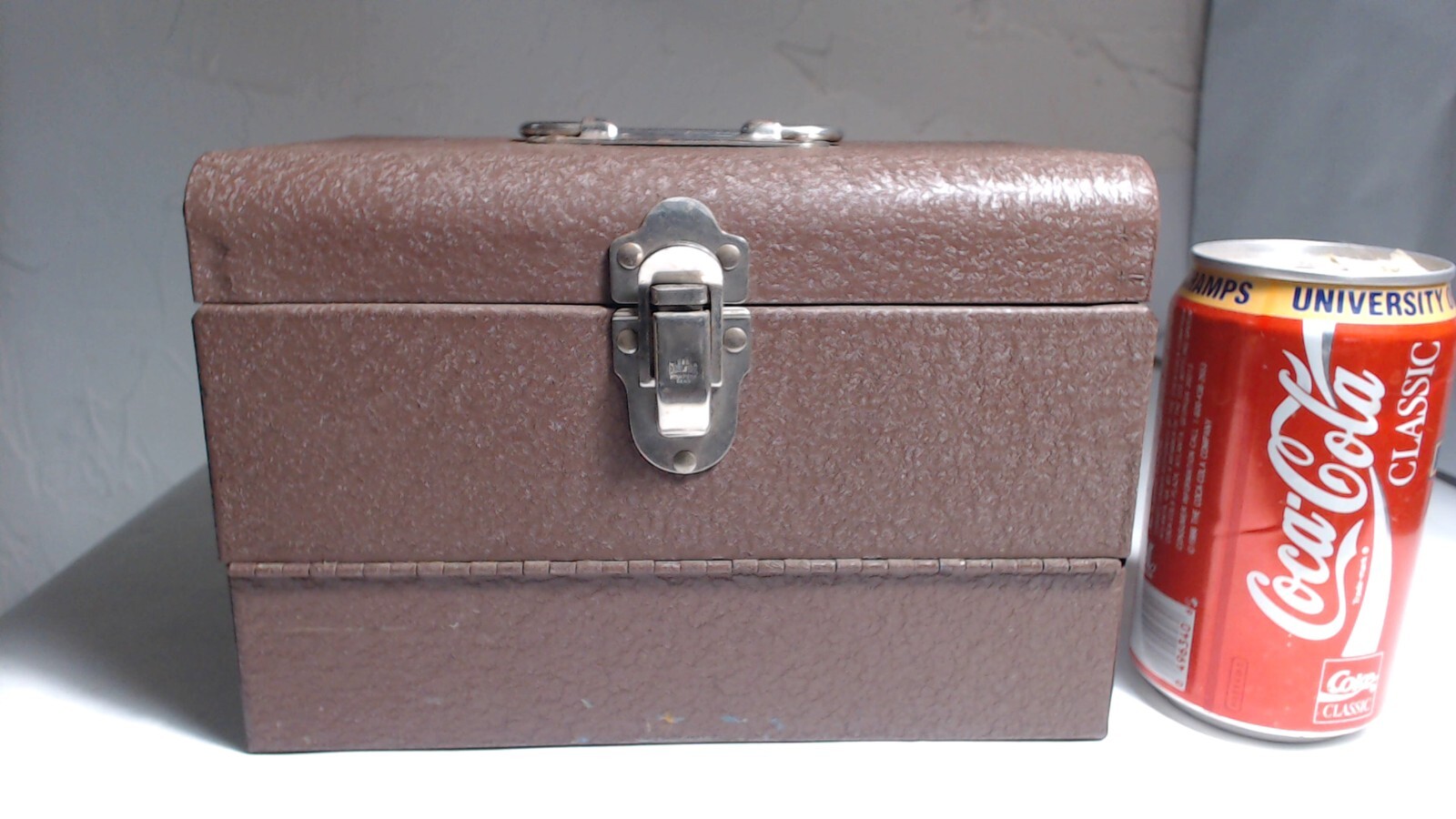 Vtg S&K Tools Metal Film Movie Reel Box Case Container Storage Sherman Klove Co.