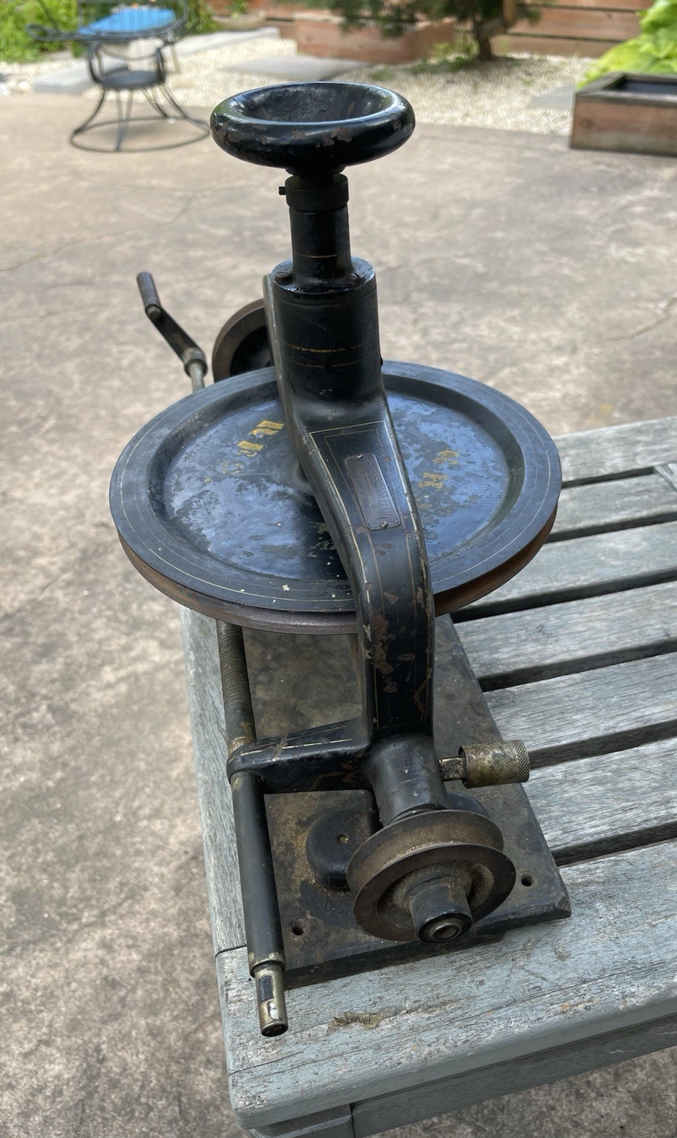 Vintage Williams Brown Earle Variable Speed Drive Pulley Assembly Printing Press