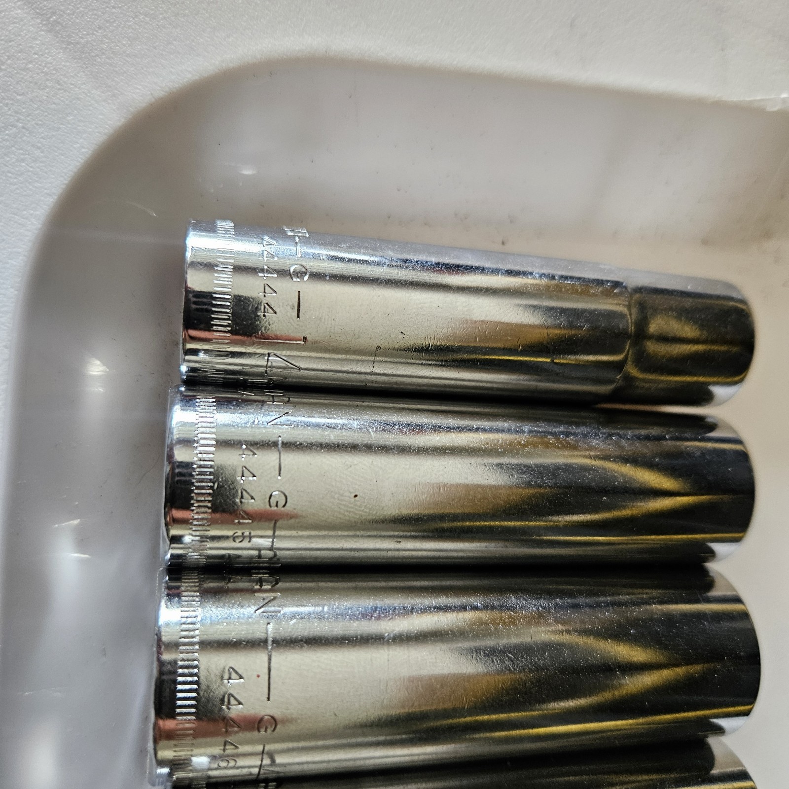 Vintage Craftsman USA Lot Of 6 Deep 1/2 Drive -v- G Socket Tool 12pt