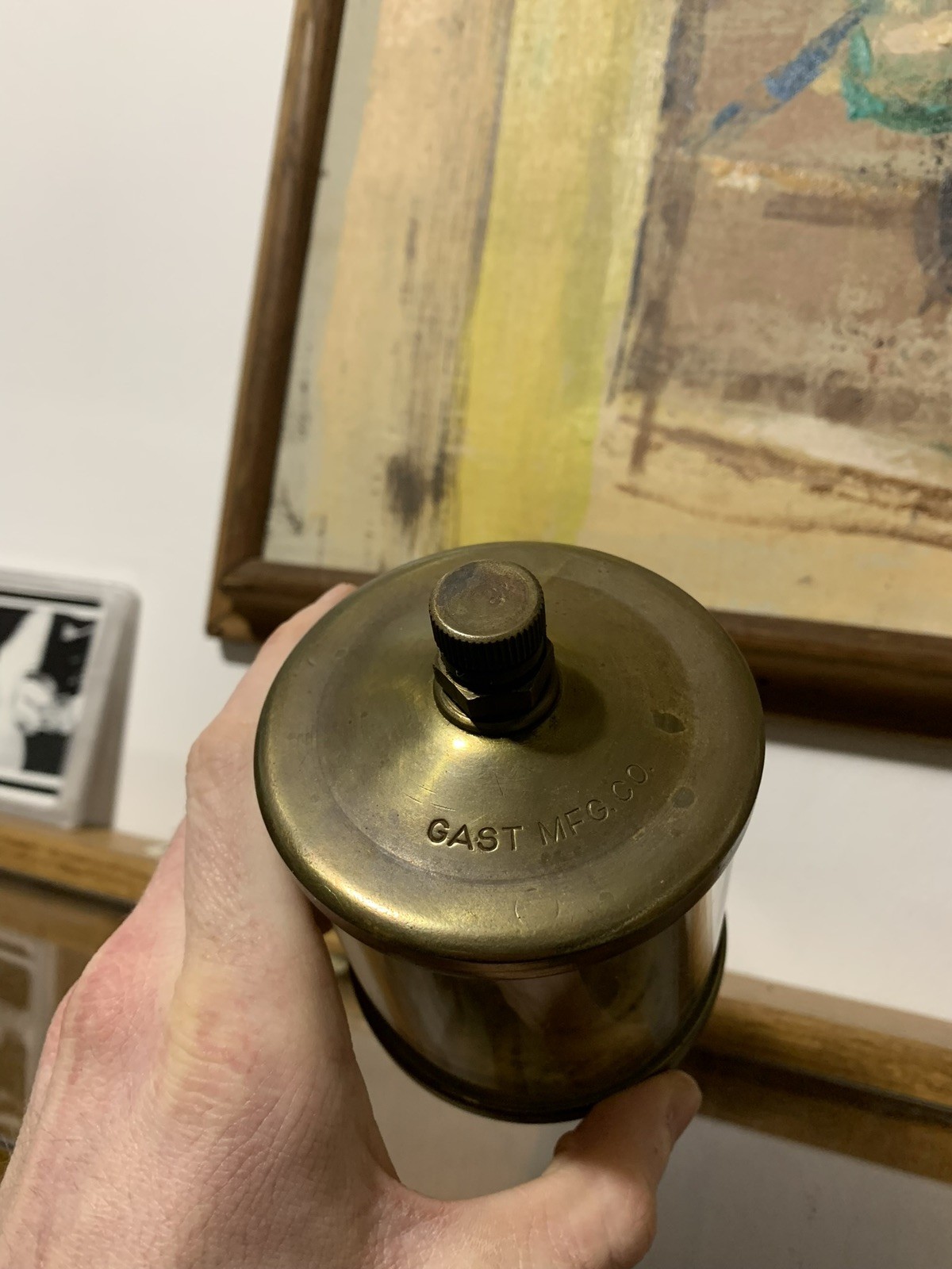 Vintage Brass GAST Mfg Co #2 Oiler Lubricator Hit & Miss Engine – Minty