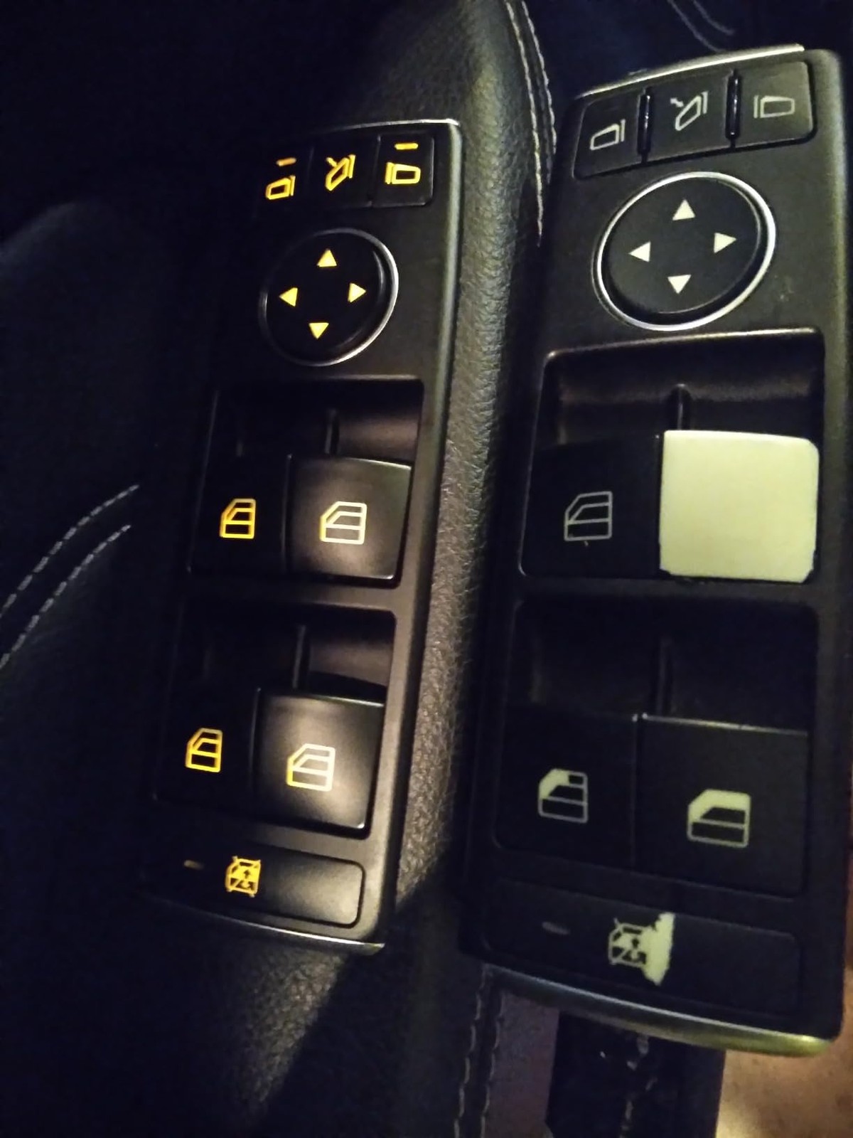 Master Driver Side Power Window Switch 1669054400 Replacement for Mercedes