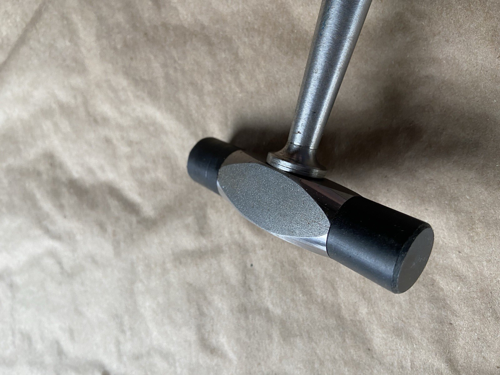 Schmuts Vintage Hammer Appears To Be Stainless Steel Hard Rubber Ends