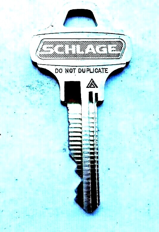 1 Schlage Everest Cut Key C123 Original OEM Good for re-key Locksmith
