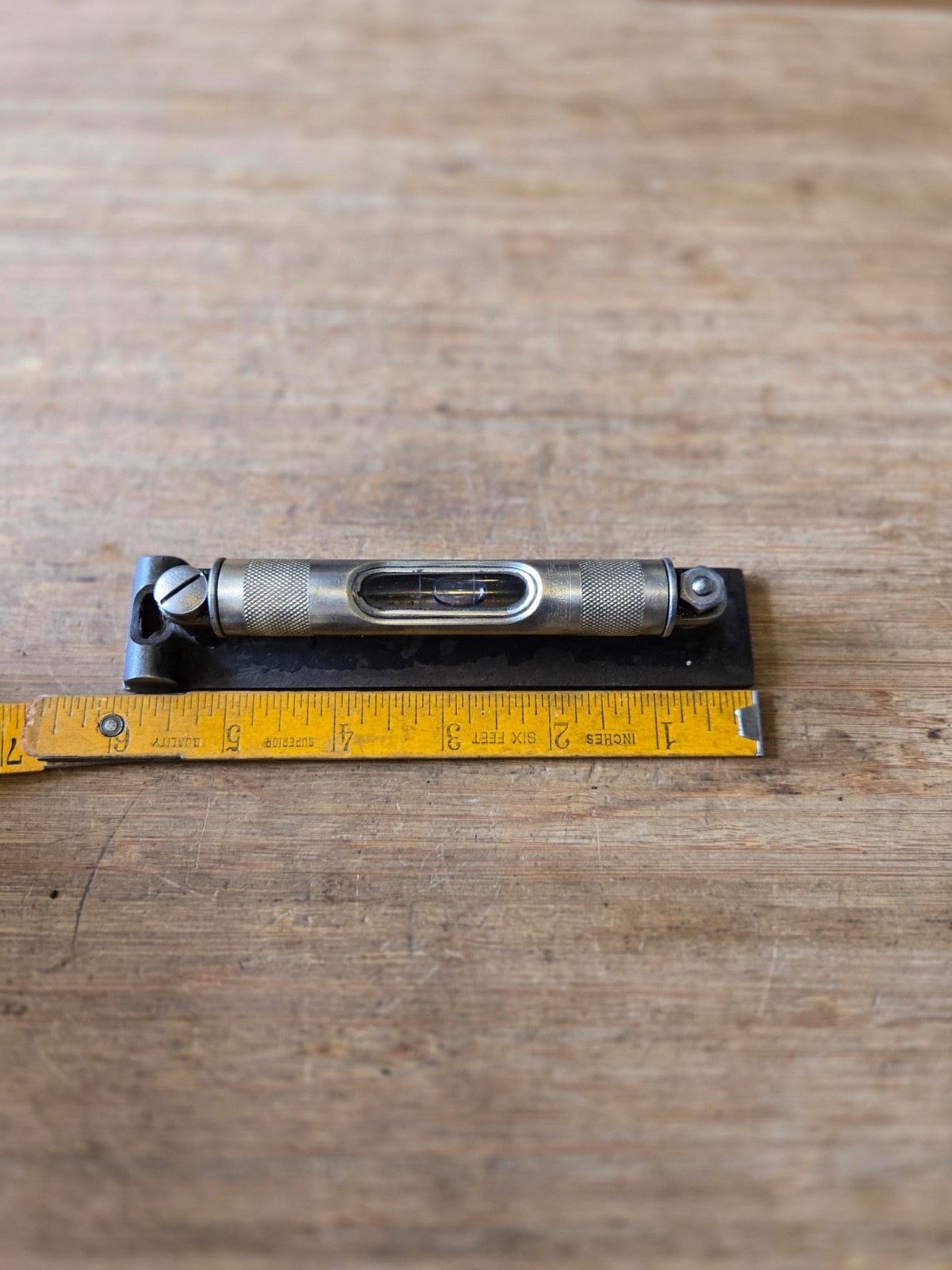 Antique L .S .Starrett 6 inch Machinist Level * Please read details*