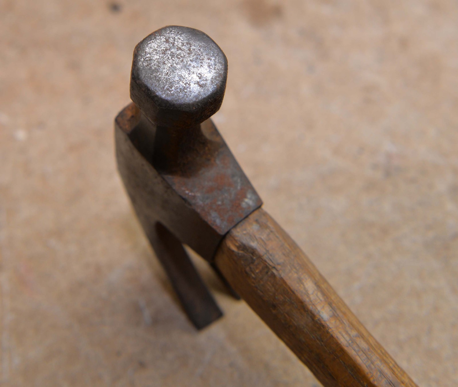 Rare vintage True Temper No 13 hammer octagon original handle collectible tool