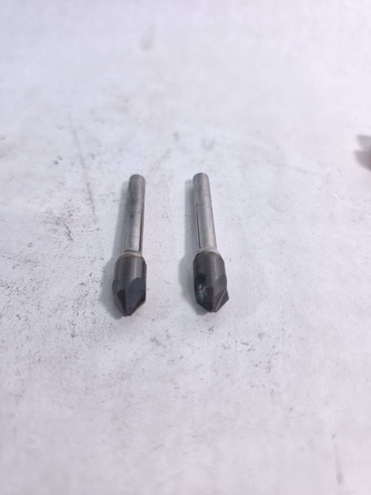 2x Hertel 3/8″ 82° Carbide Countersinks – USA Made – Machinist Tooling