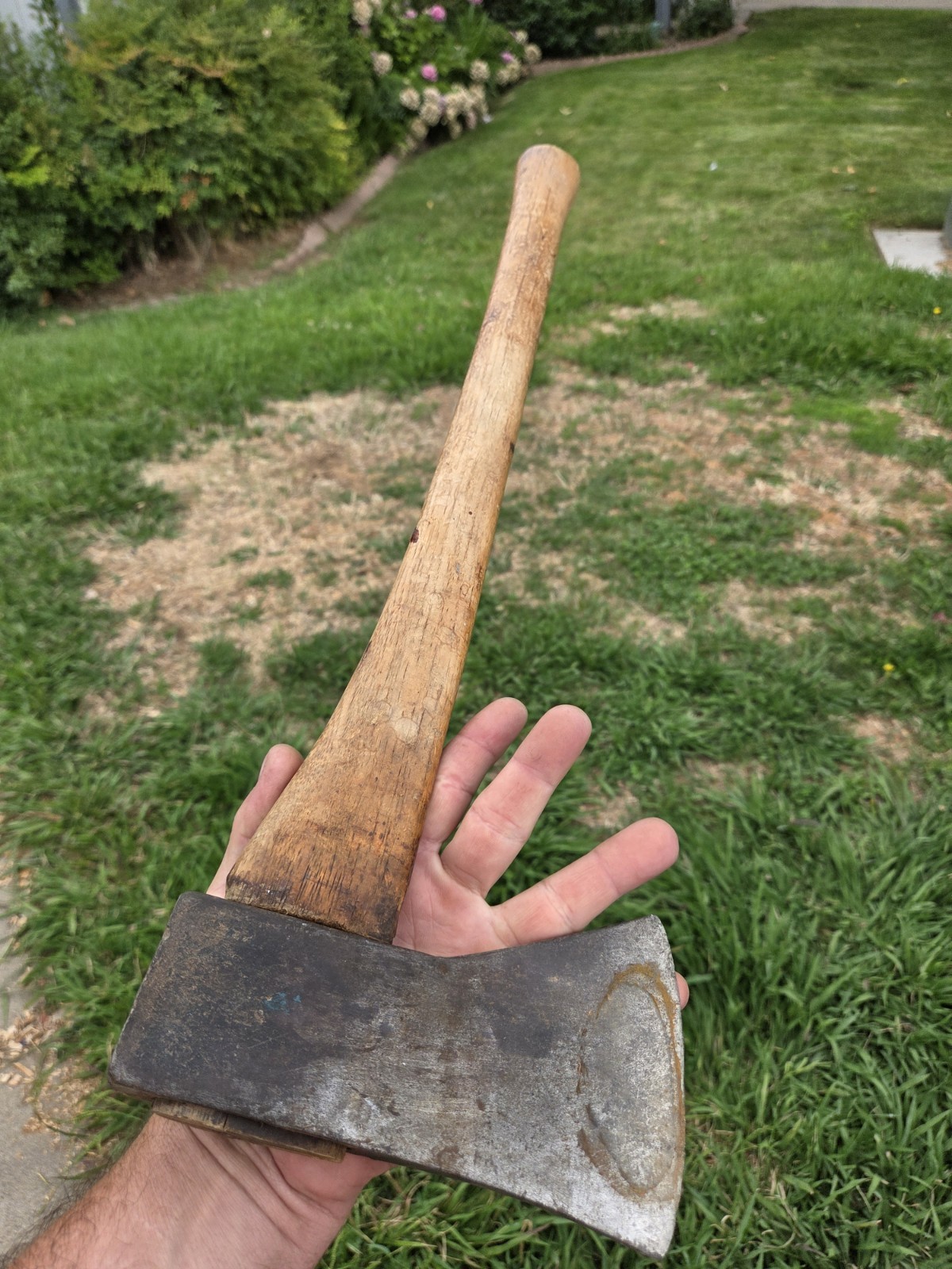 Vintage Genuine Norlund Camper Axe, 2 1/2 Pound Head With 24″ Handle
