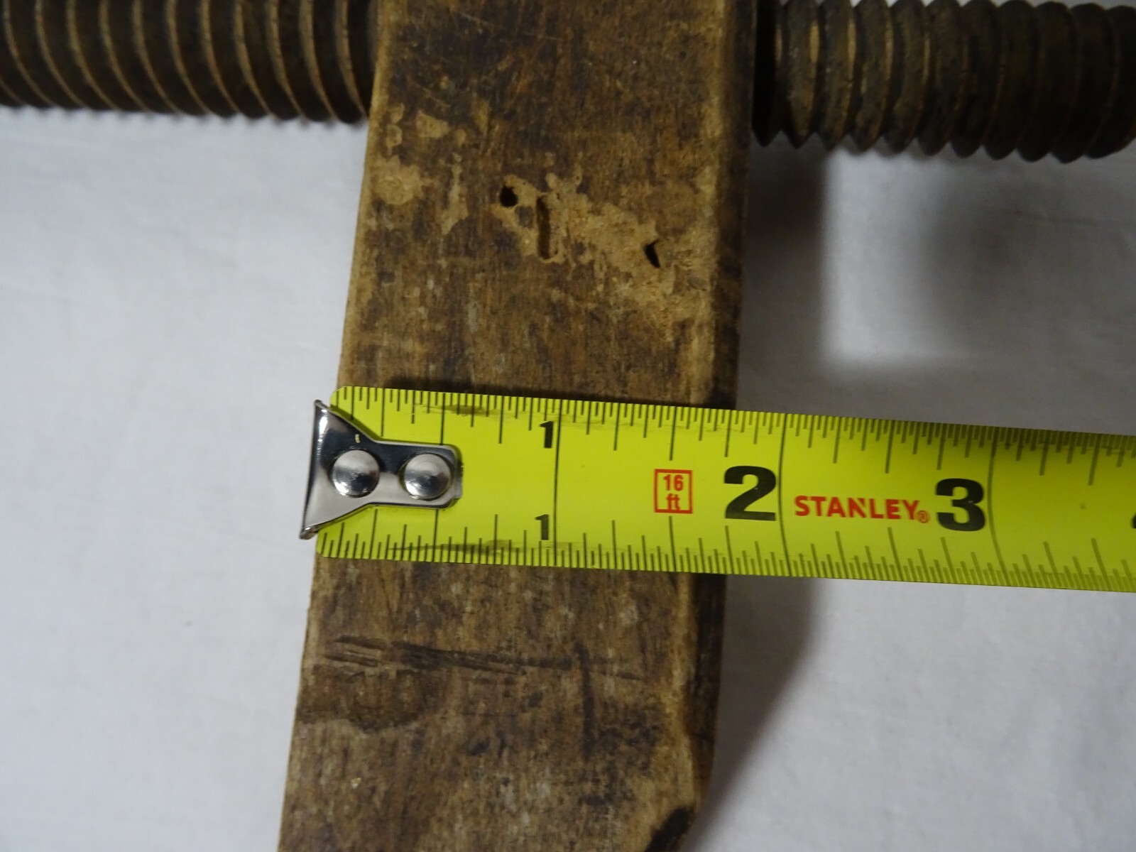 Antique 10″ Wooden Screw Clamp – All Wood