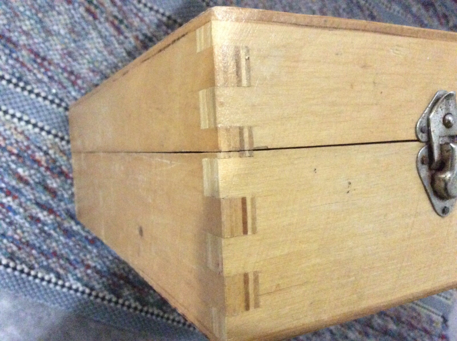 Rare Original Vintage Japan Machinery Institute Wood Metal Tools Storage Box Lot