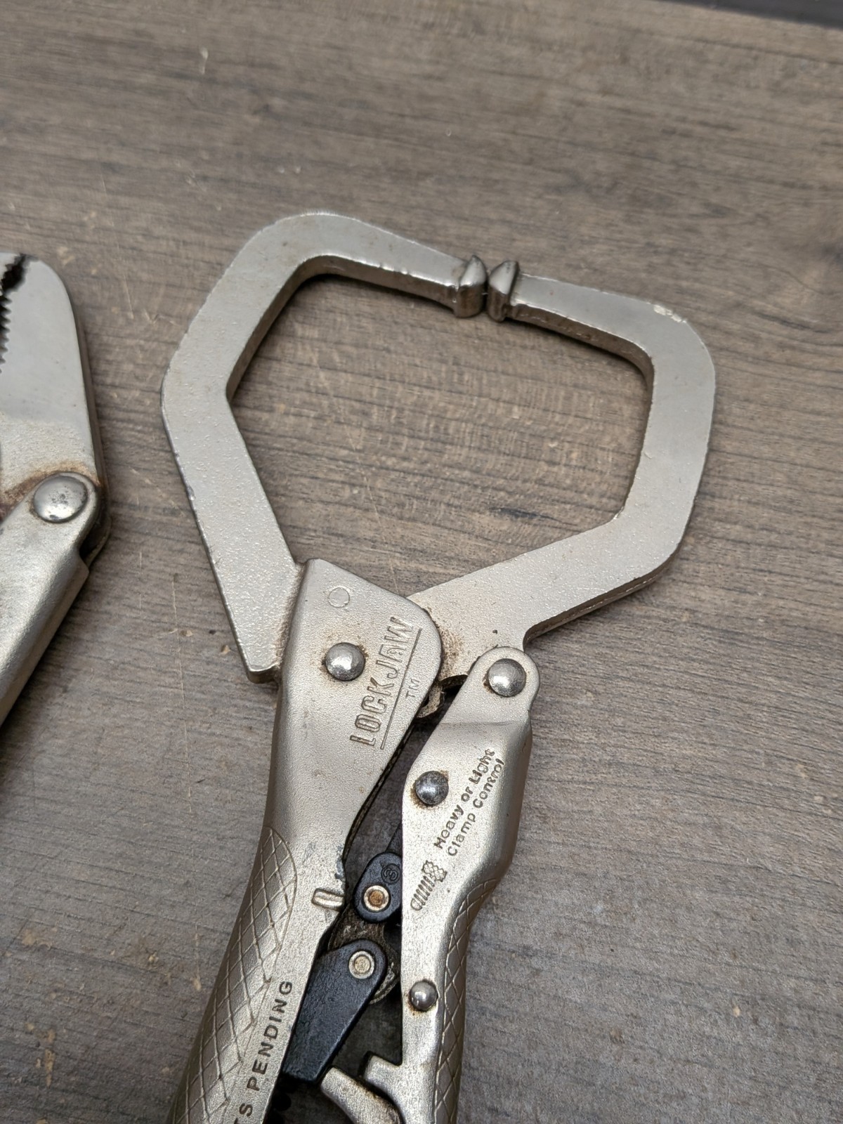 VINTAGE PETERSEN VISE GRIPS 4LN, 6LN, LOCKING PLIERS, WIZARD HR1206 USA, 5PC
