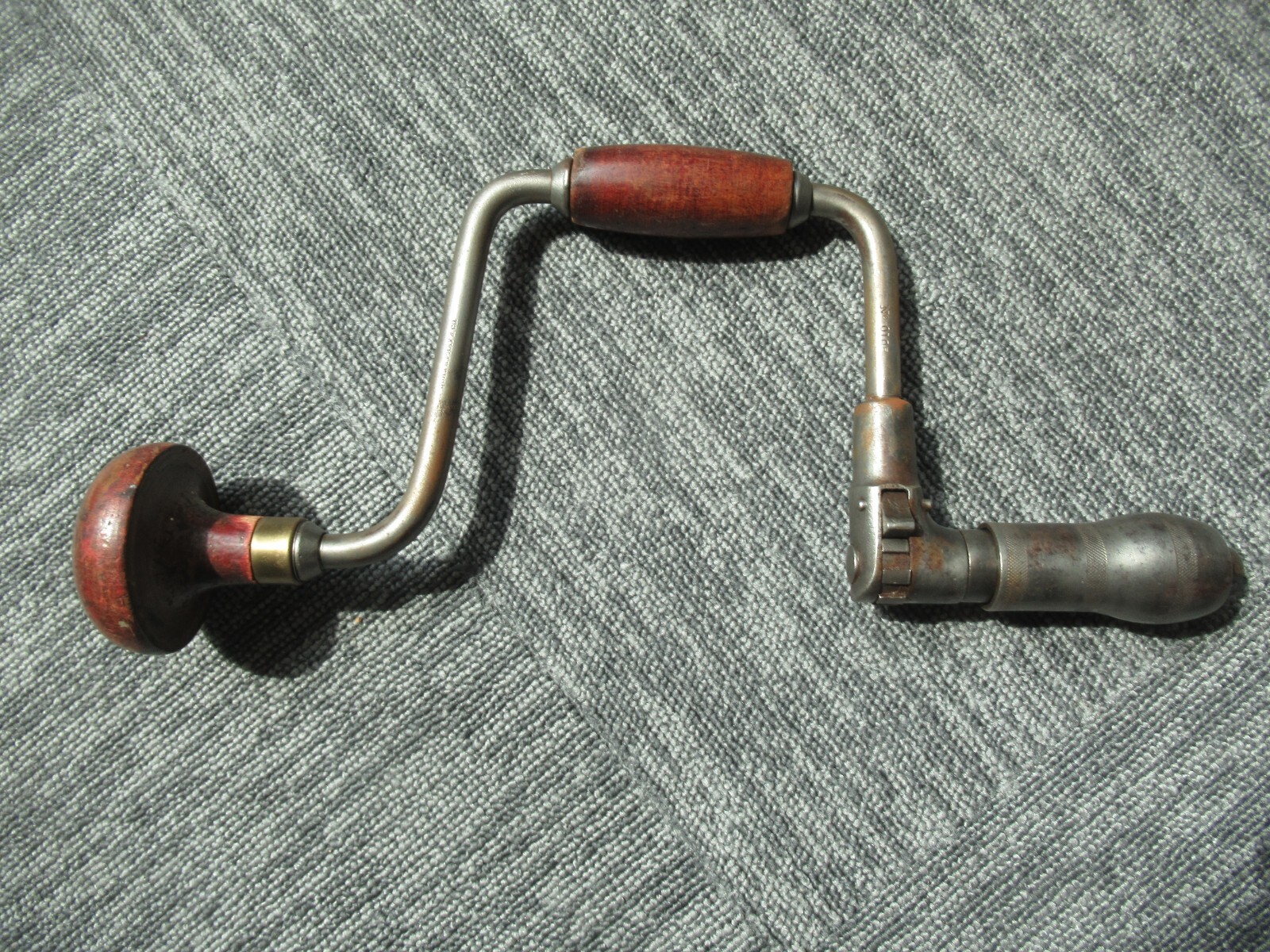 Vintage John S Fray Brace Bit Hand Drill No. 0105 10 Inch