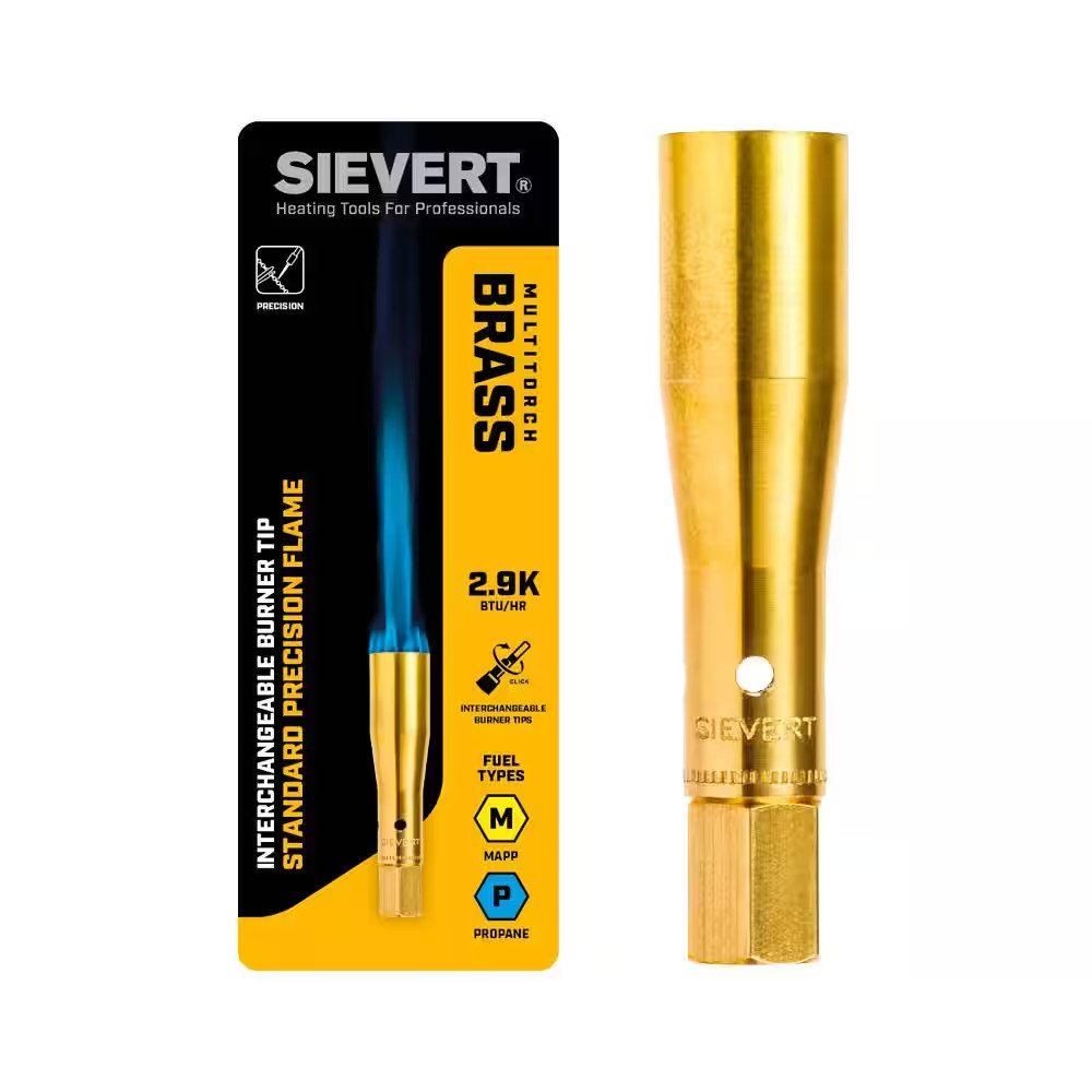 Multi-Torch Brass Interchangeable Standard Precision Burner Tip (Fuel Not Includ